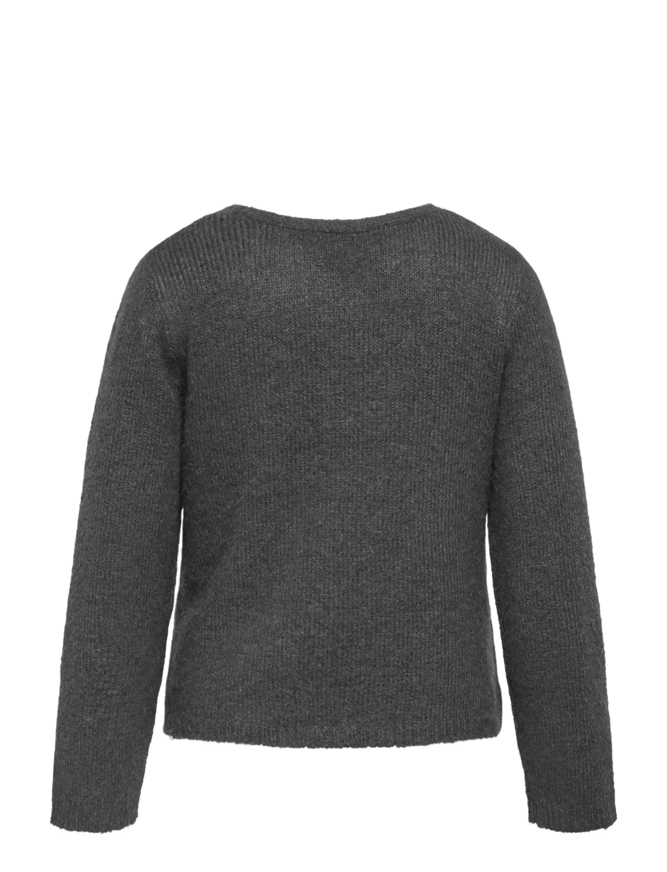 ONLY Carmakoma - CARMAGGIE LS CROSS V-NECK KNT - jumpers - medium grey melange - 1