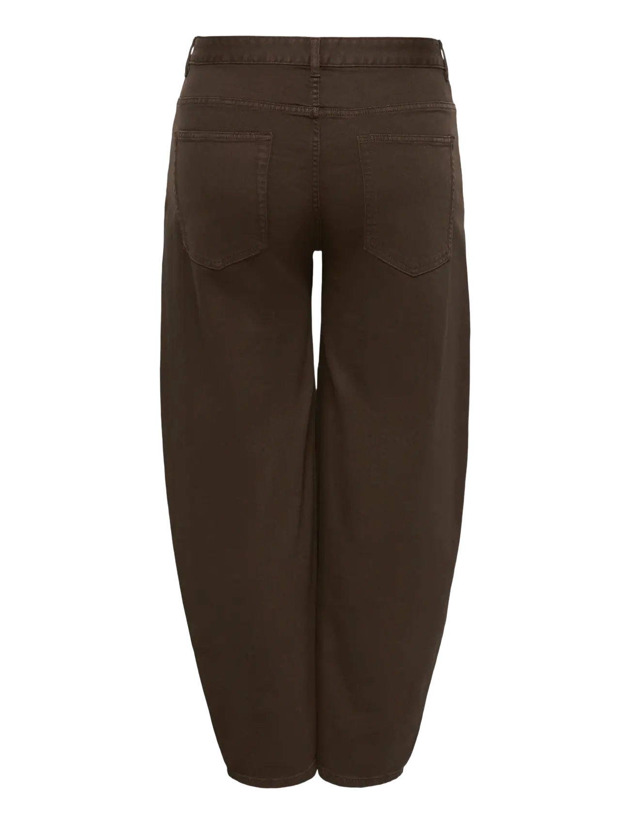 ONLY Carmakoma - CARTAYLOR HW BARREL BROWN DNM AZG320 BF - dark brown denim - 1
