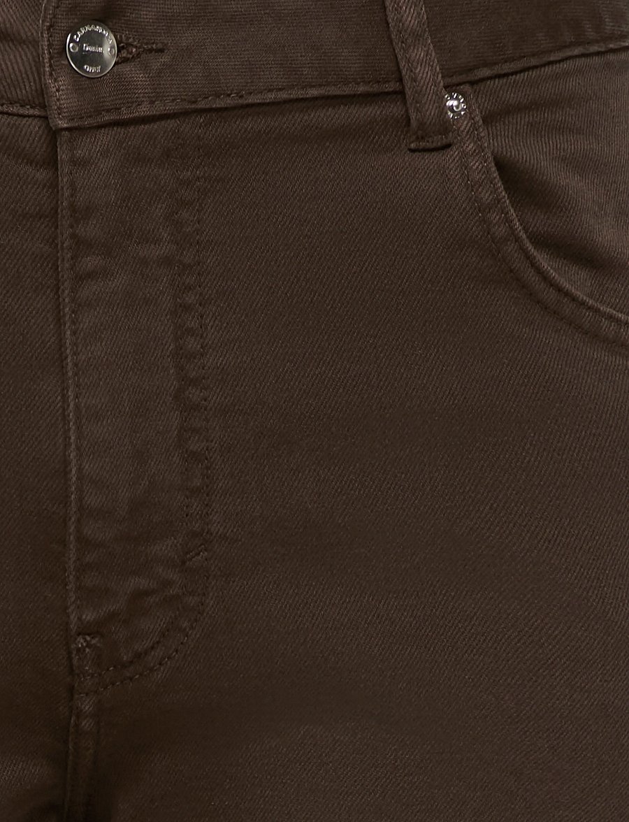 ONLY Carmakoma - CARTAYLOR HW BARREL BROWN DNM AZG320 BF - dark brown denim - 2