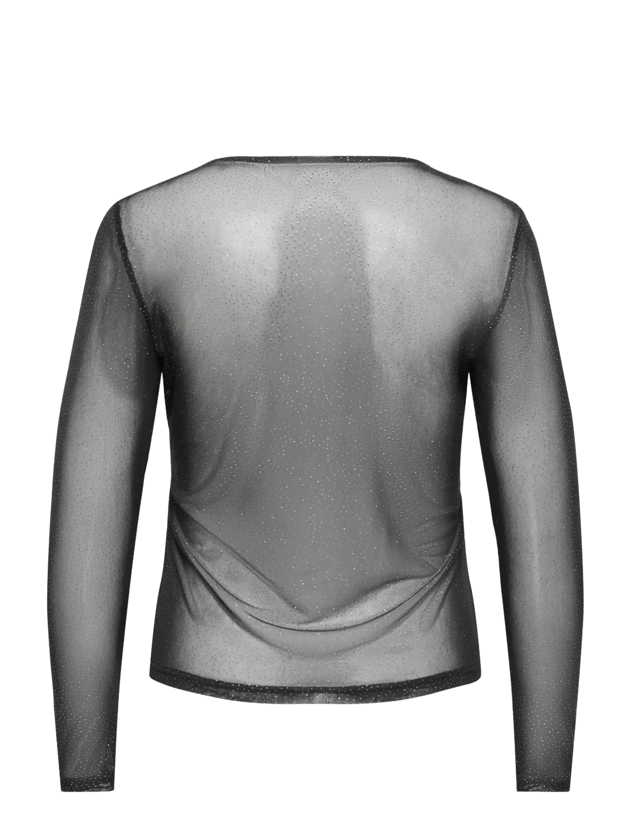 ONLY Carmakoma - CAROPUS L/S MESH GLITTER TOP JRS - langärmlige tops - black - 2