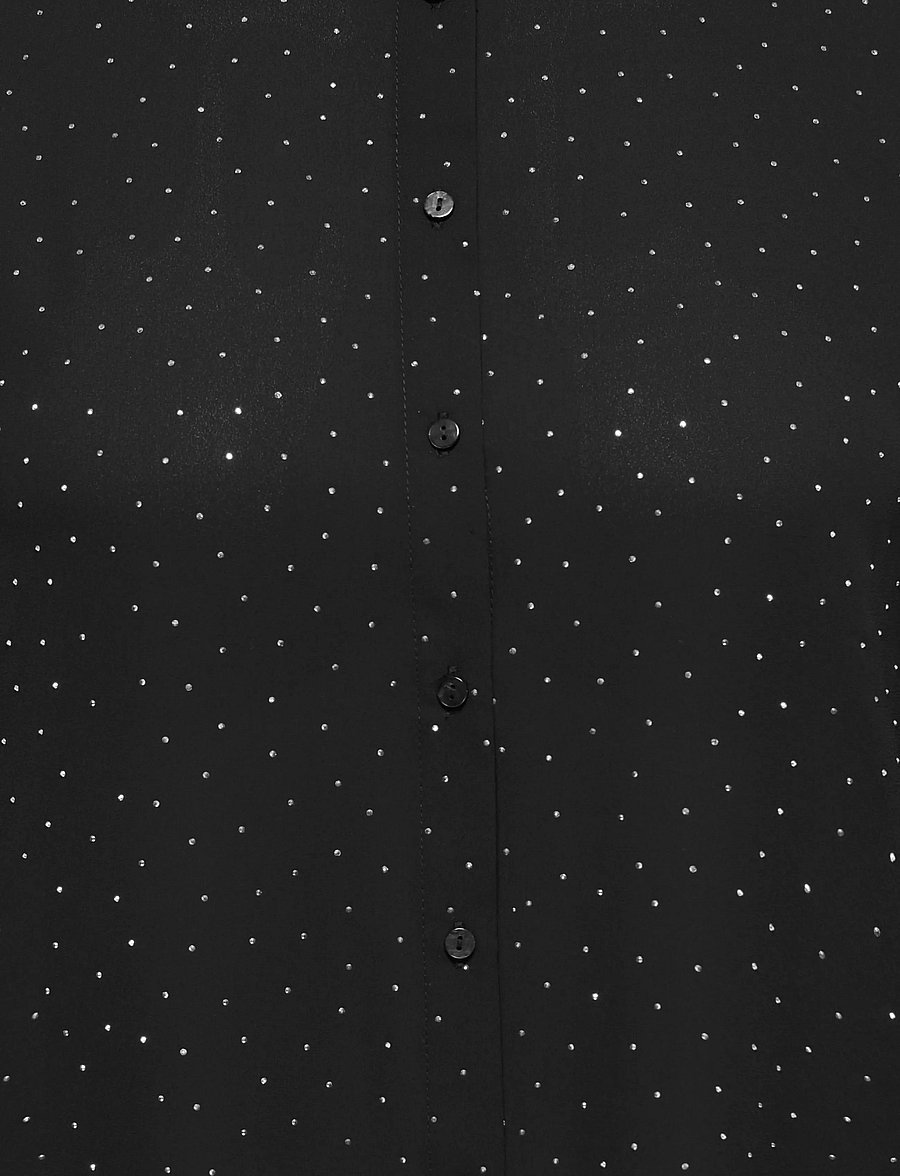 ONLY Carmakoma - CARZEKE L/S STUD SHIRT WVN - black - 2