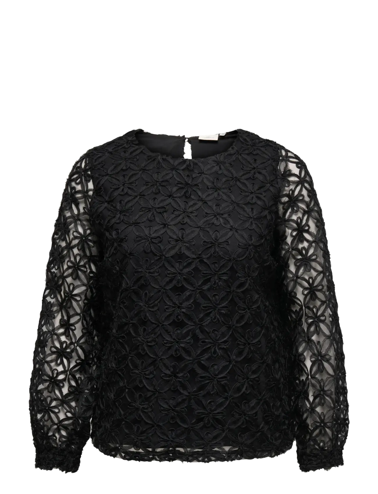 Carsage L/S O-Neck Structure Top Wvn