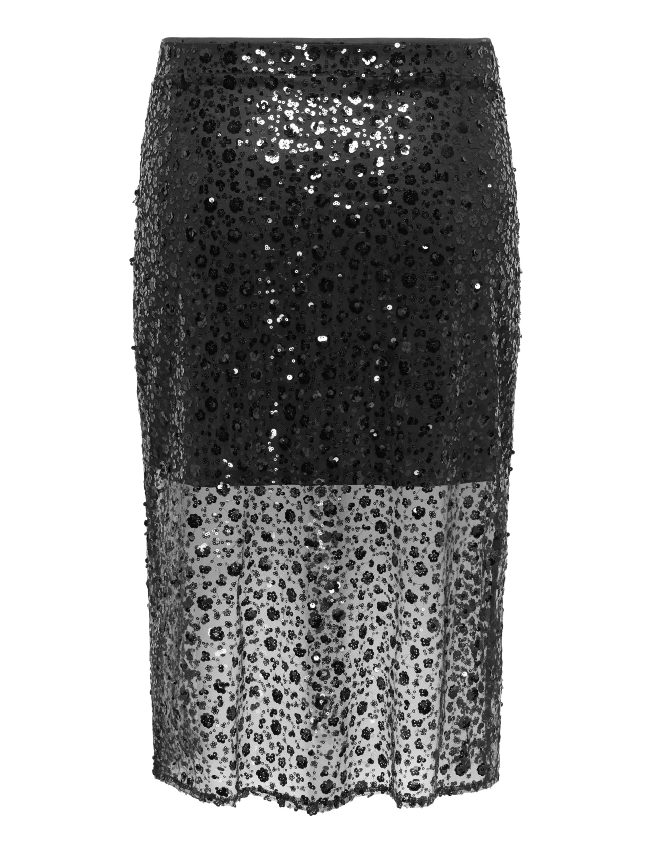 ONLY Carmakoma - CARRHILO SEQUINS MIDAXI SKIRT WVN - sequin skirts - black - 2