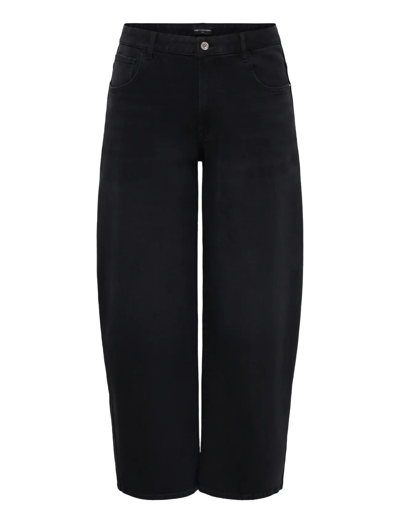 ONLY Carmakoma - CARSNOW HW BARREL DNM PIM - barrel jeans - washed black - 1