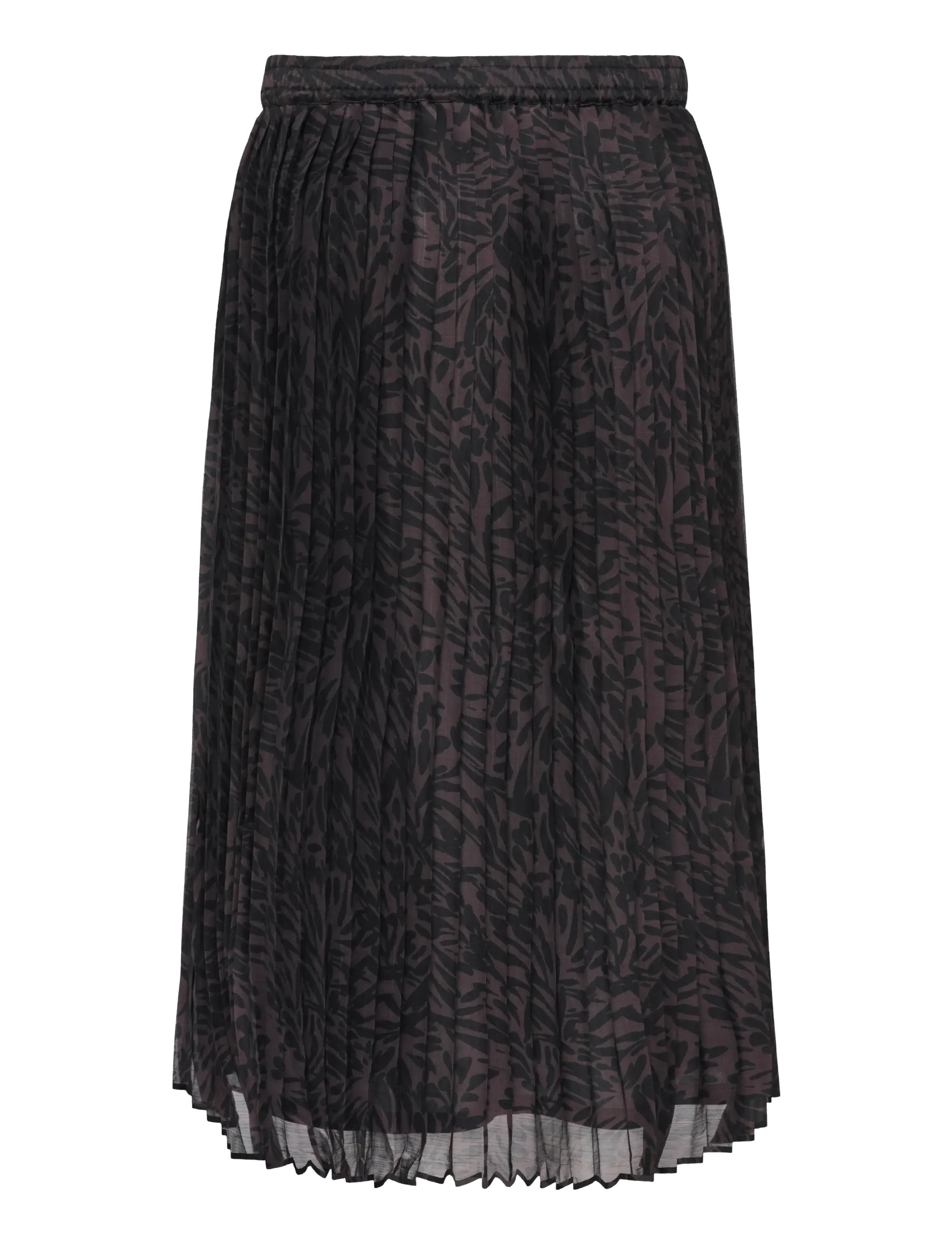 ONLY Carmakoma - CARSTAR PENINNA PLISSE LONG SKIRT AOP - chocolate plum - 2