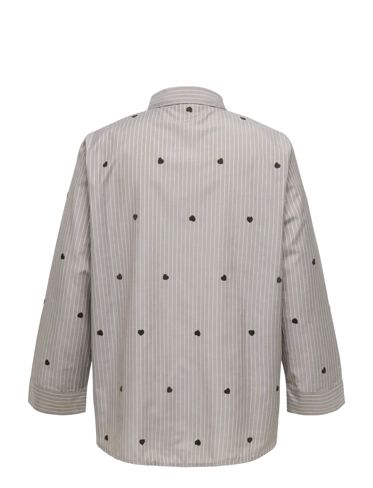 ONLY Carmakoma - CARNEW LINA GRACE STR EMB SHIRT WVN NOOS - coffee bean - 2
