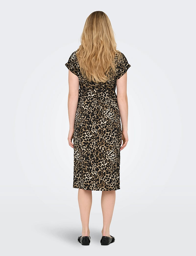 Only Maternity - OLMHANNOVER LIFE S/S SHIRT DRESS NOOS - suvekleidid - black - 3