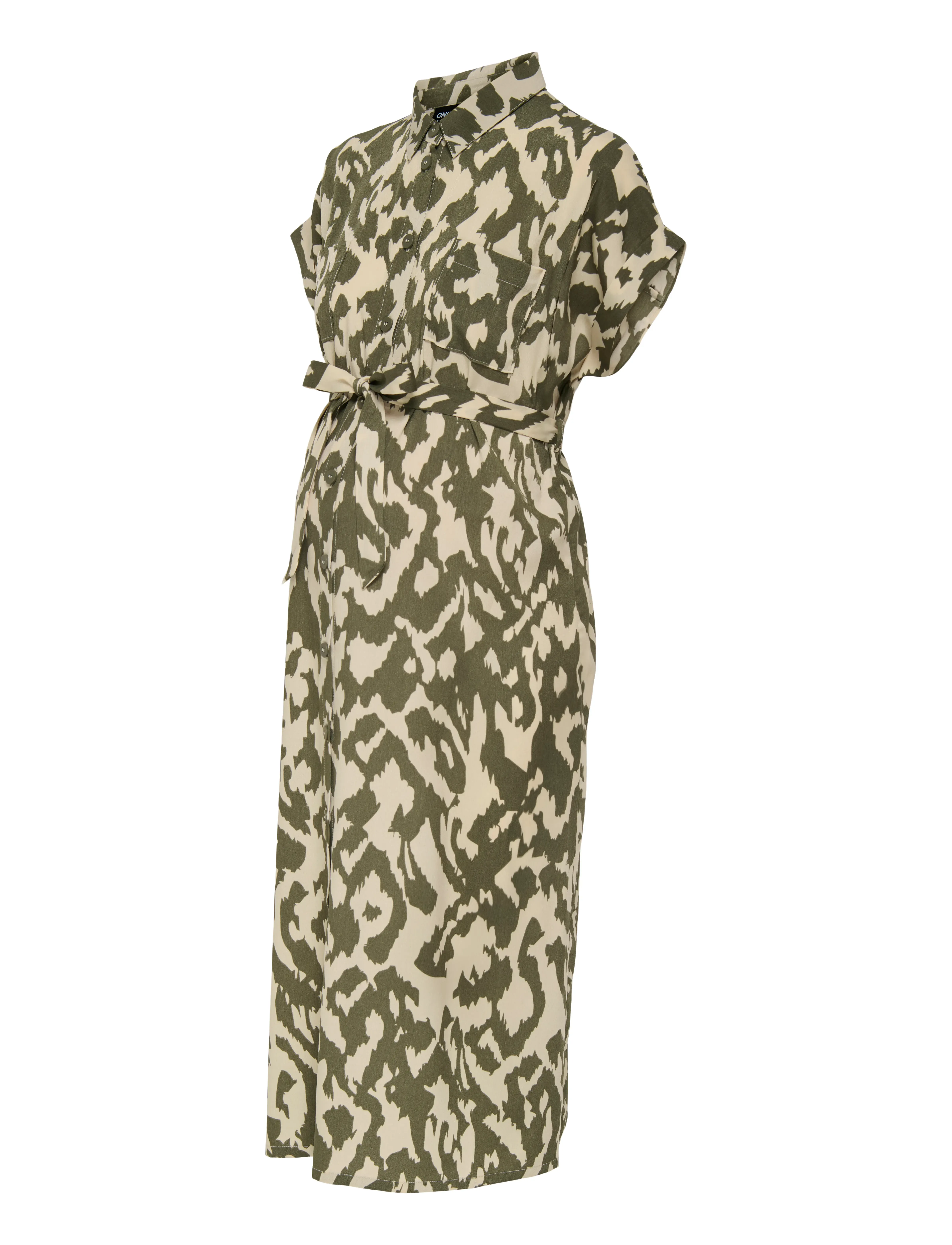 Only Maternity - OLMHANNOVER LIFE S/S SHIRT DRESS NOOS - robes d'été - tarmac - 4