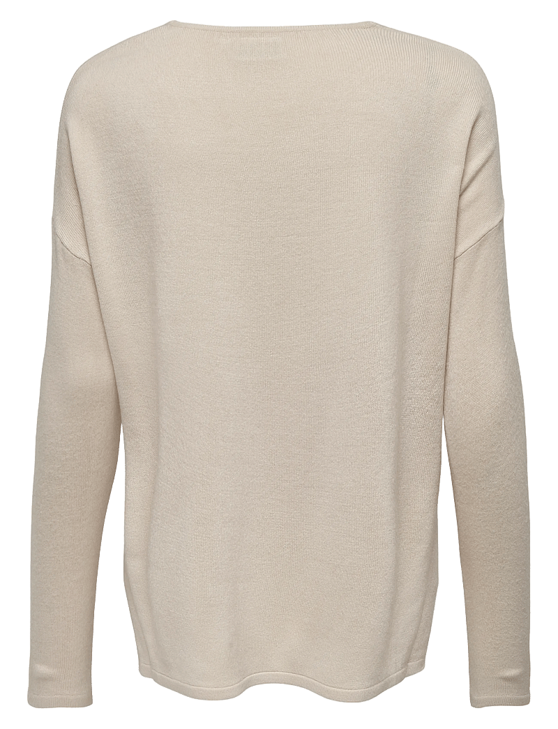 Only Maternity - OLMAMALIA L/S V-NECK PULLOVER KNT NOOS - oberteile - pumice stone - 2