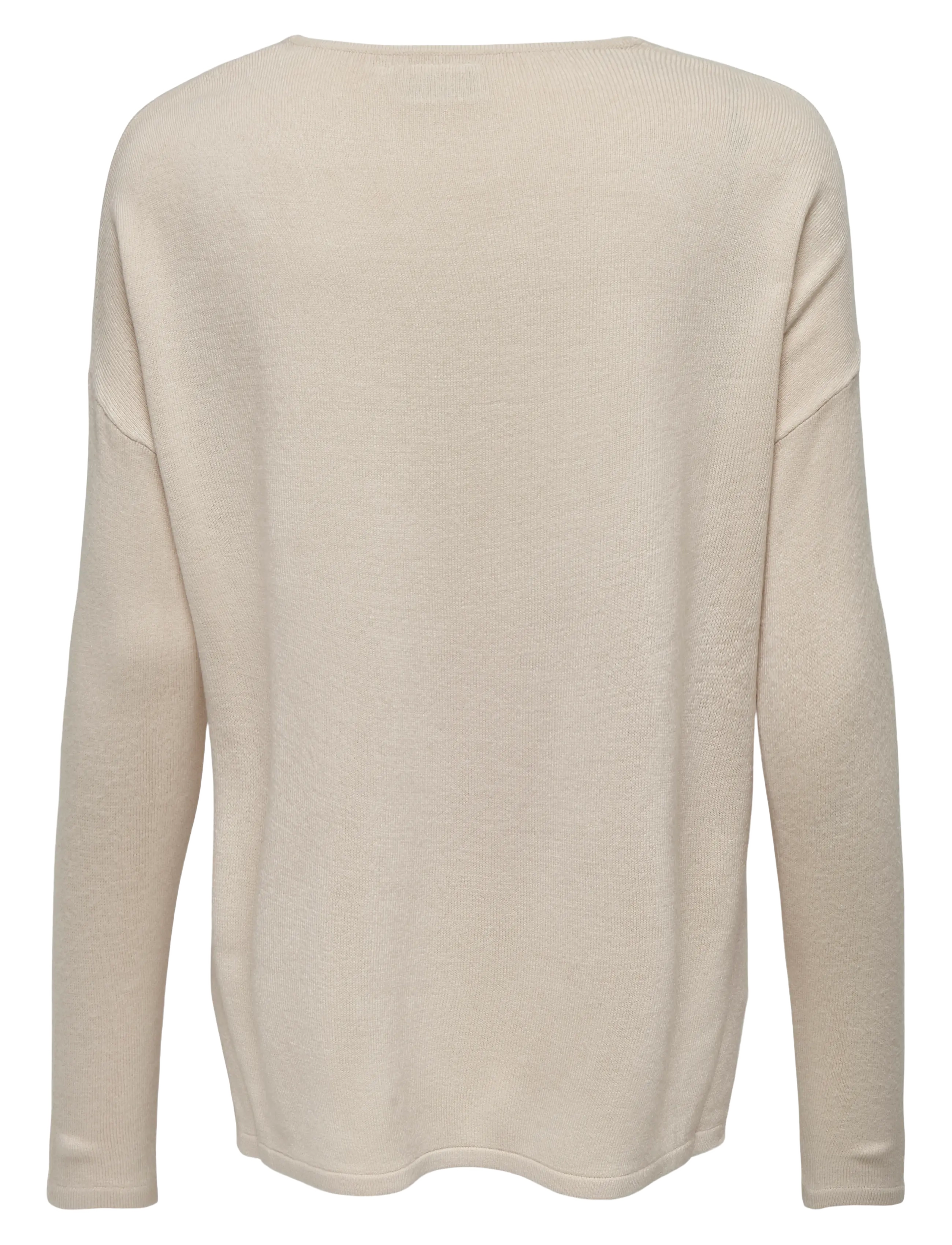 Only Maternity - OLMAMALIA L/S V-NECK PULLOVER KNT NOOS - pumice stone - 2