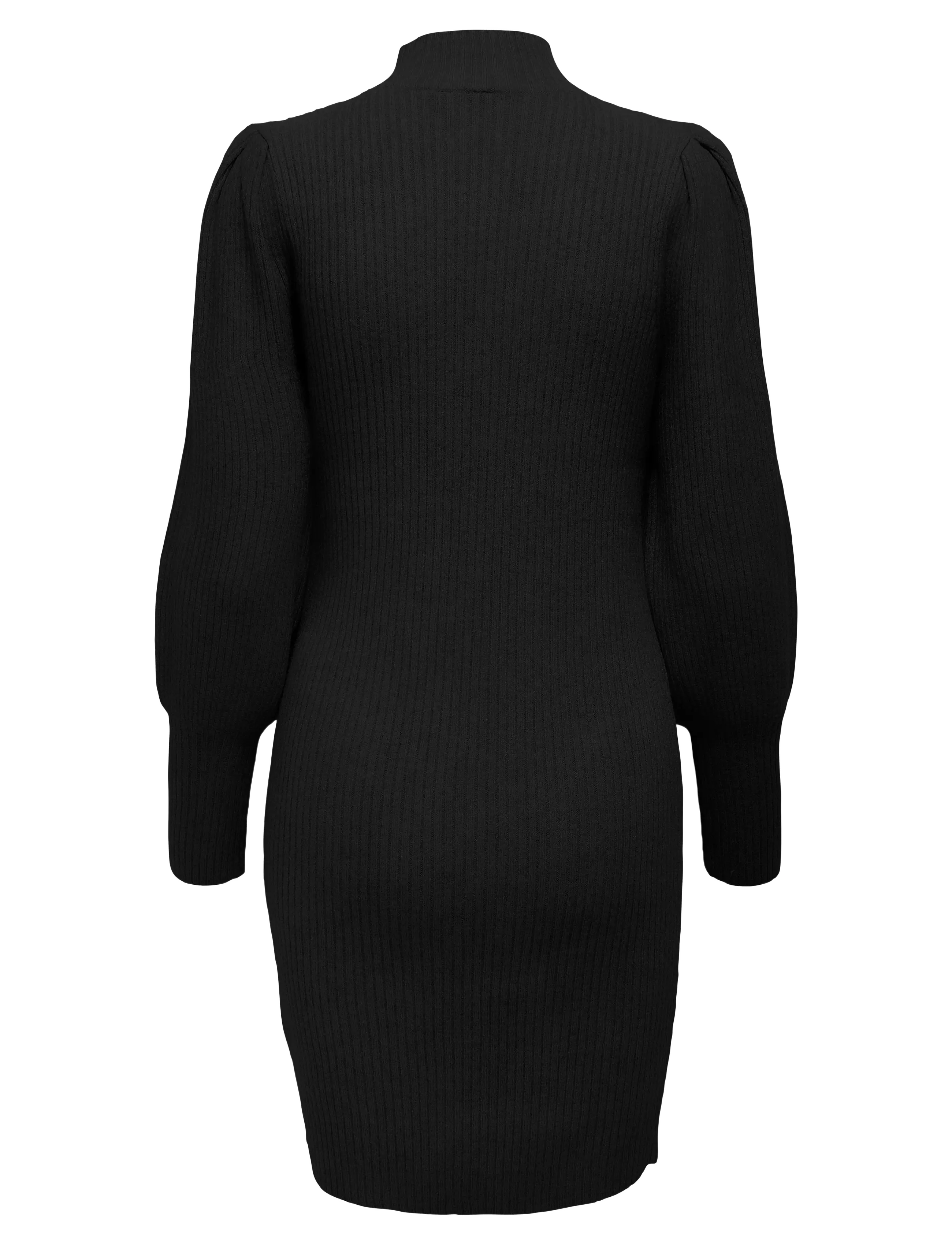 Only Maternity - OLMKATIA L/S DRESS KNT NOOS - neulemekot - black - 2