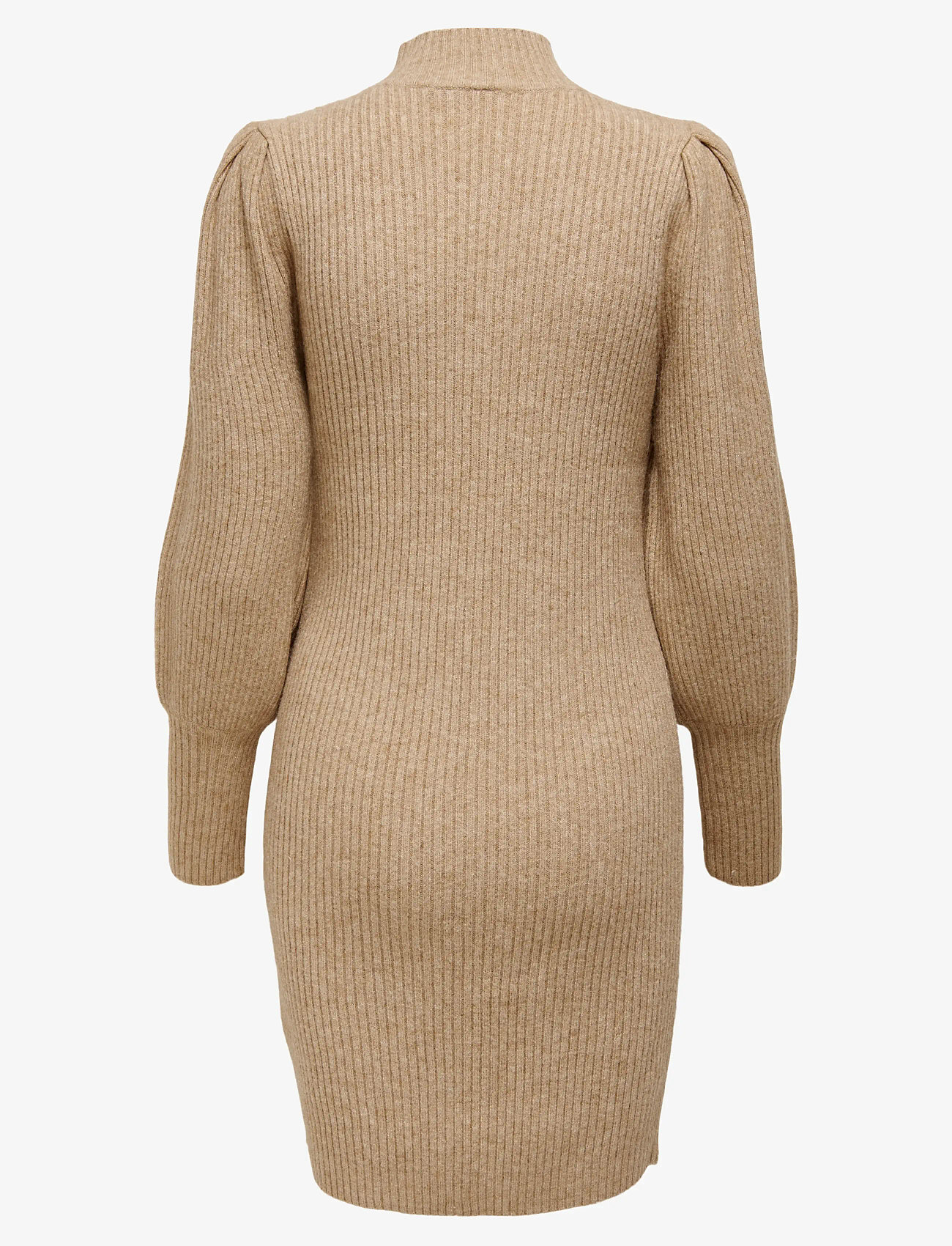 Only Maternity - OLMKATIA L/S DRESS KNT NOOS - strikkjoler - toasted coconut - 2
