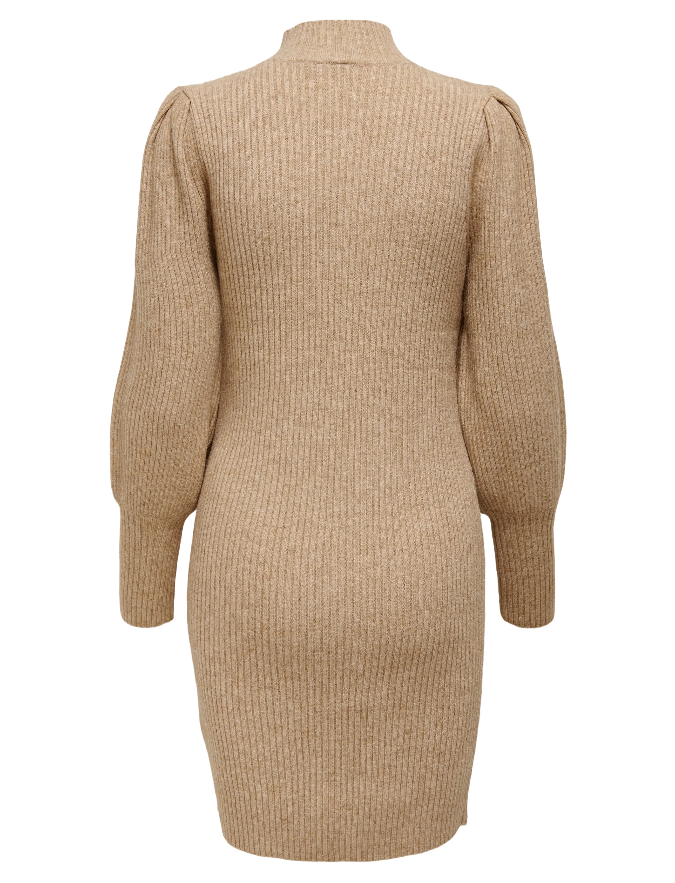 Only Maternity - OLMKATIA L/S DRESS KNT NOOS - knitted dresses - toasted coconut - 2