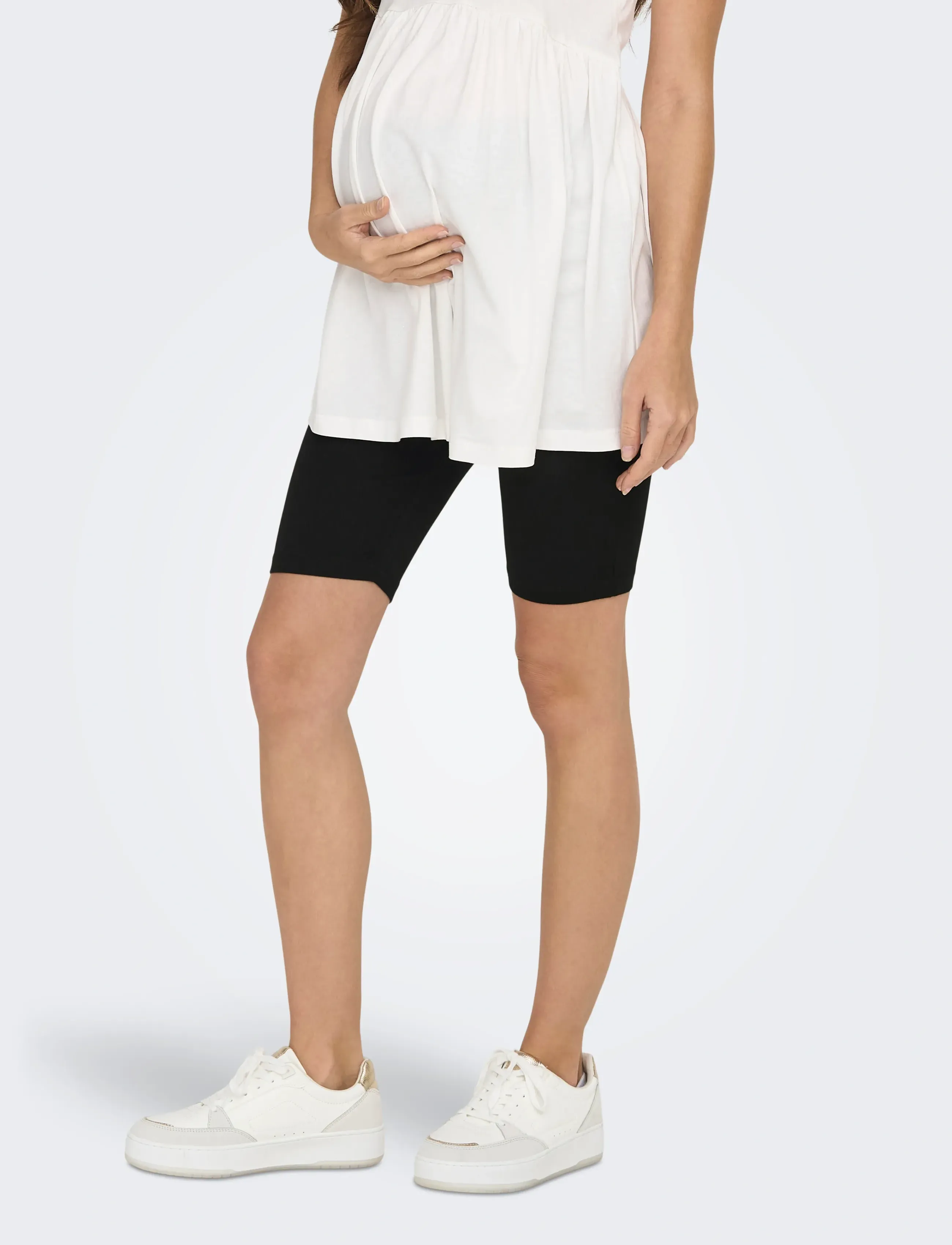 Only Maternity Olmlovely Shorts Jrs Mat 2Pack Noos, Kvinder, Graviditetsshorts, Sort, Str: XXL