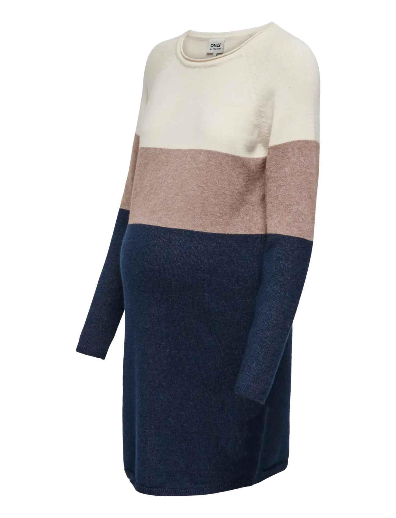 Only Maternity - OLMLILLO L/S DRESS KNT NOOS - whitecap gray - 3