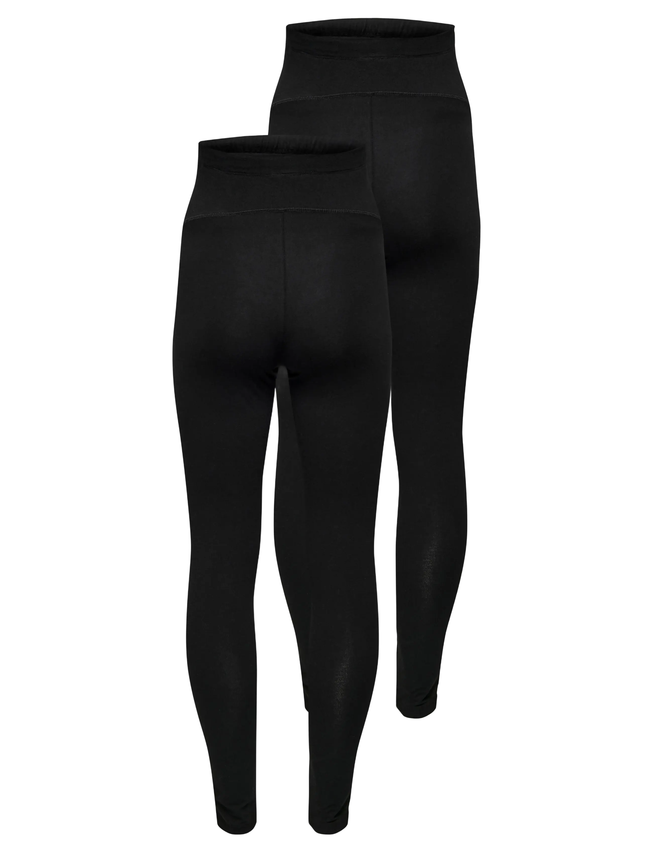 Only Maternity - OLMLOVELY NEW LEGGING 2PCK JRS NOOS - leggings - black - 2