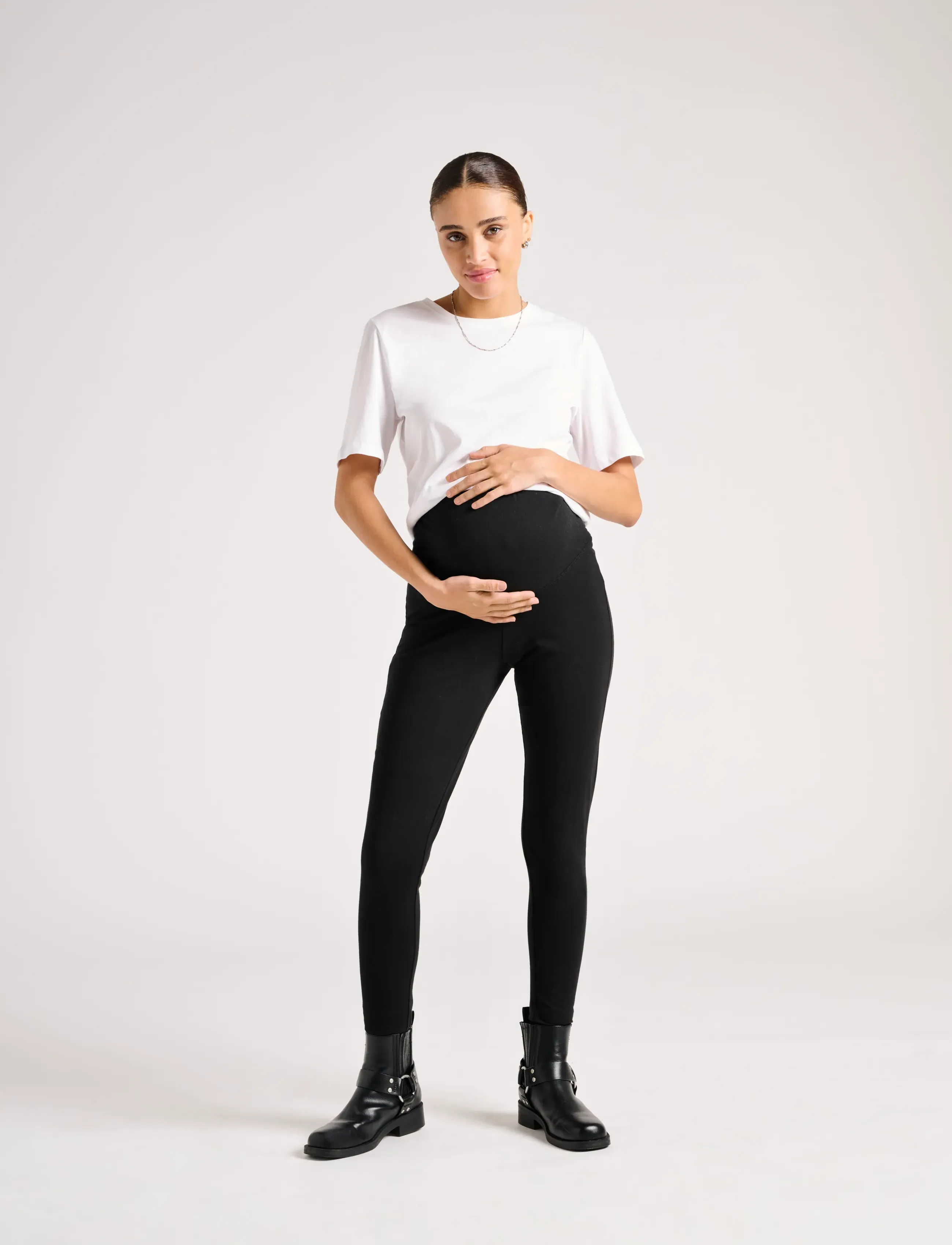 Only Maternity Olmlovely New Legging 2Pck Jrs Noos, XL, Black, Underdele > Leggings, Dame