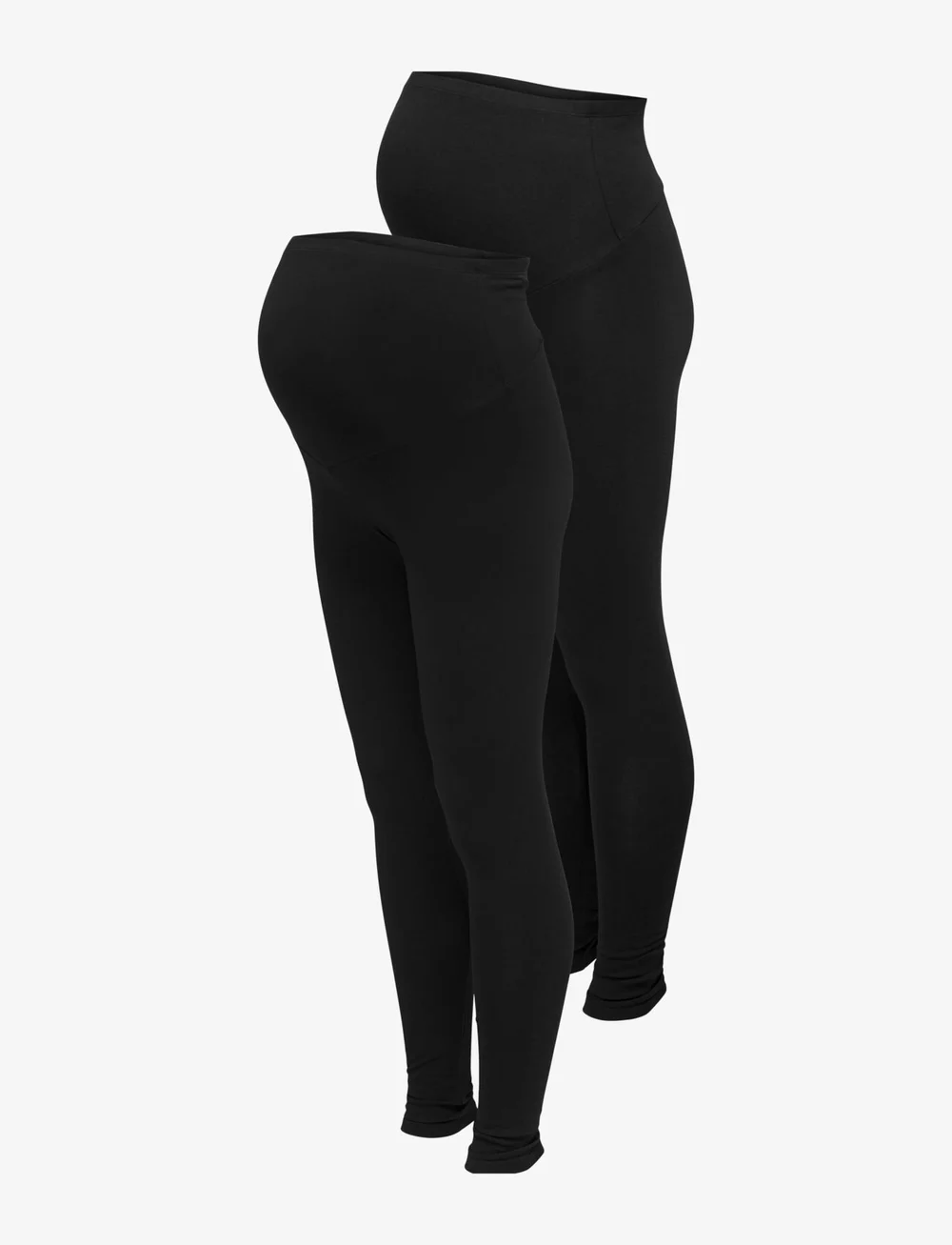 Only Maternity - OLMLOVELY NEW LEGGING 2PCK JRS NOOS - leggings - black - 3