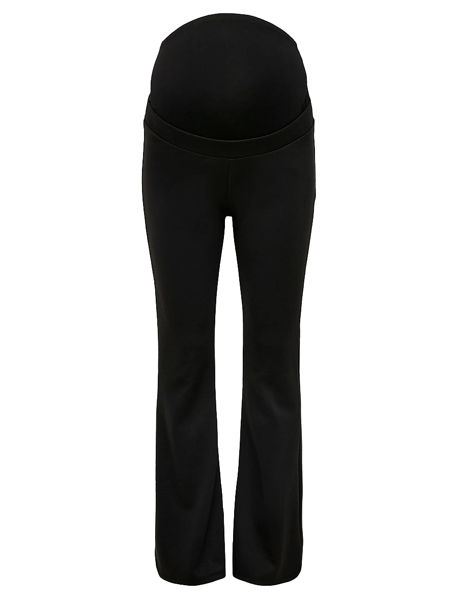 Only Maternity - OLMFEVER STRETCH FLAIRED PANTS JRS NOOS - underdele - black - 1