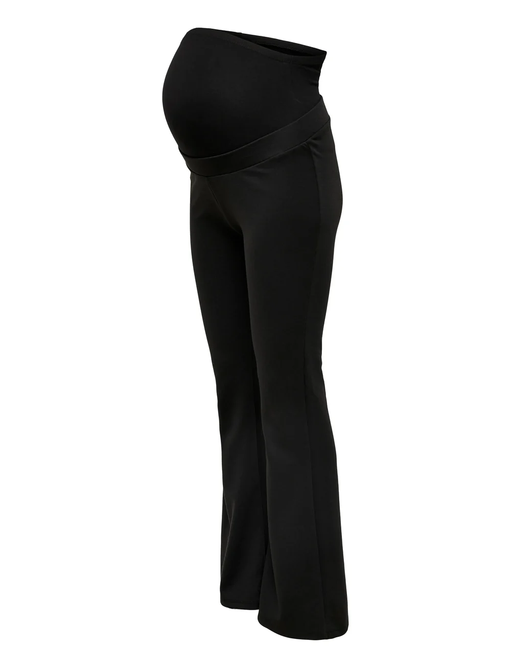 Only Maternity - OLMFEVER STRETCH FLAIRED PANTS JRS NOOS - schlaghose - black - 4