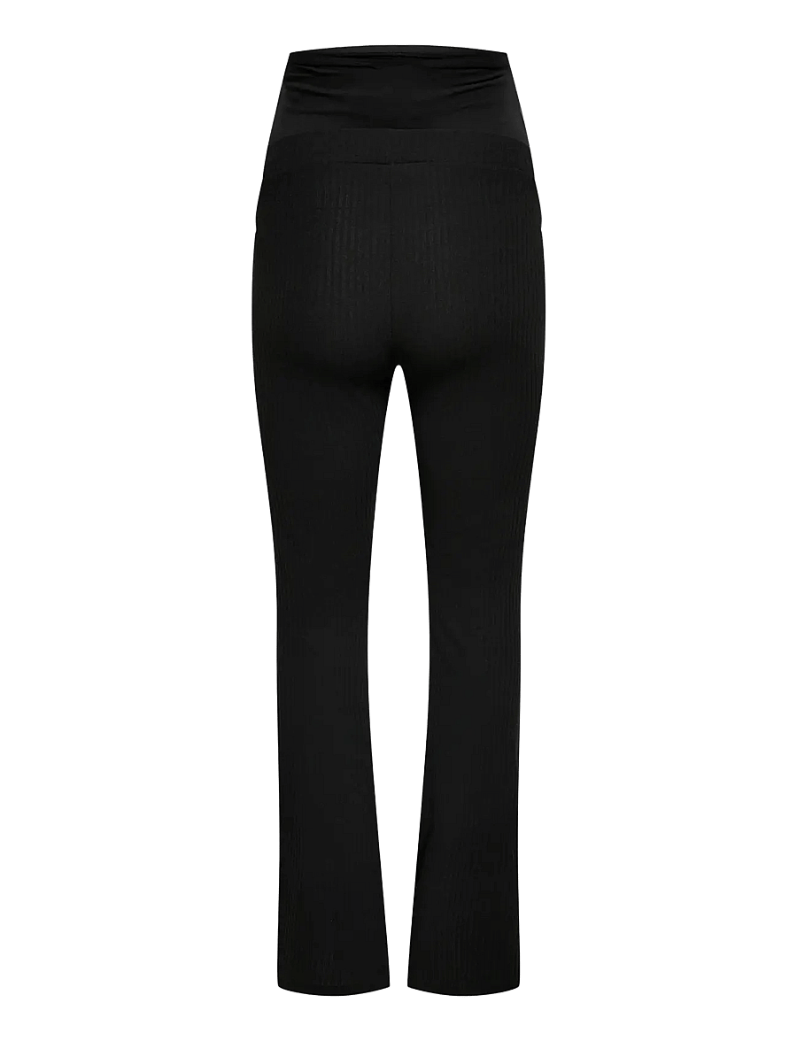 Only Maternity - OLMNELLA FLARED PANT JRS NOOS - flare bukser - black - 2