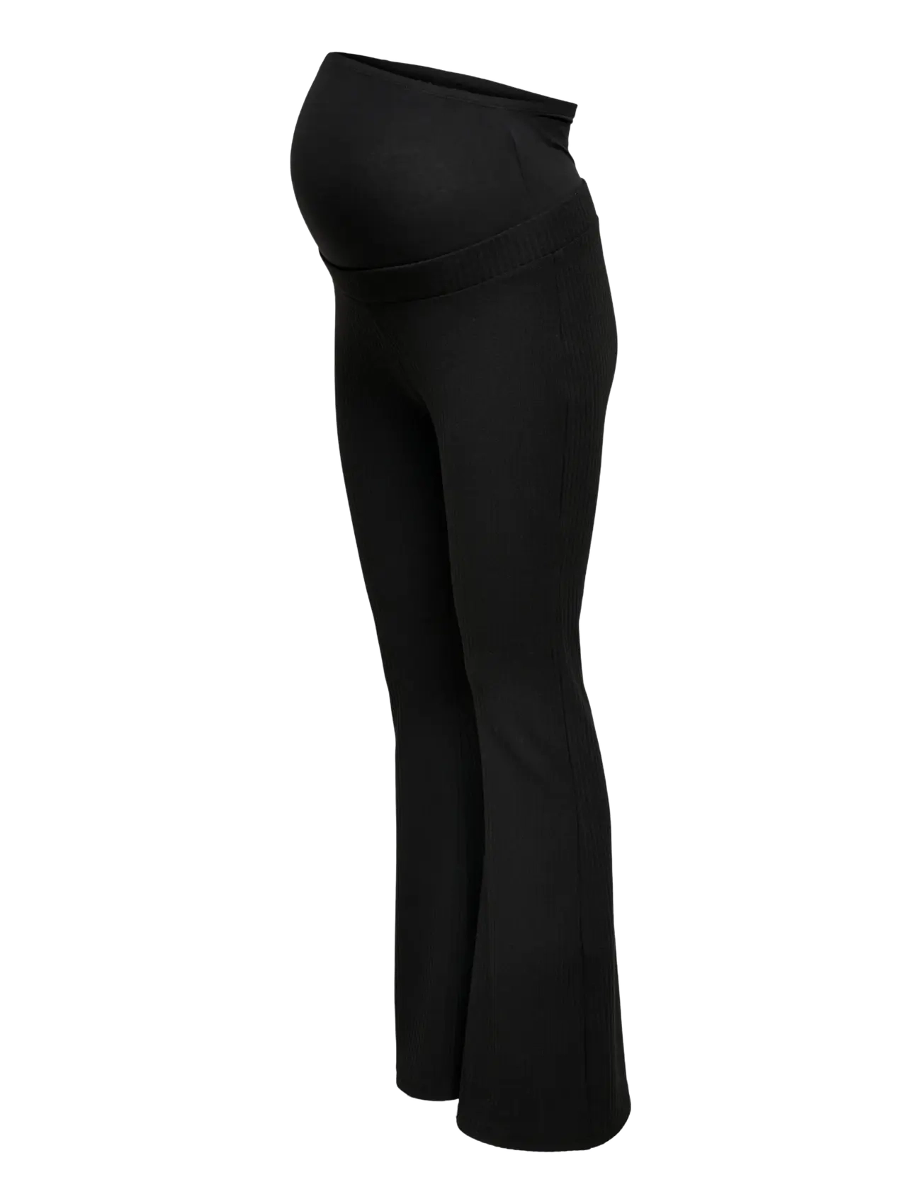 Only Maternity - OLMNELLA FLARED PANT JRS NOOS - flare bukser - black - 3