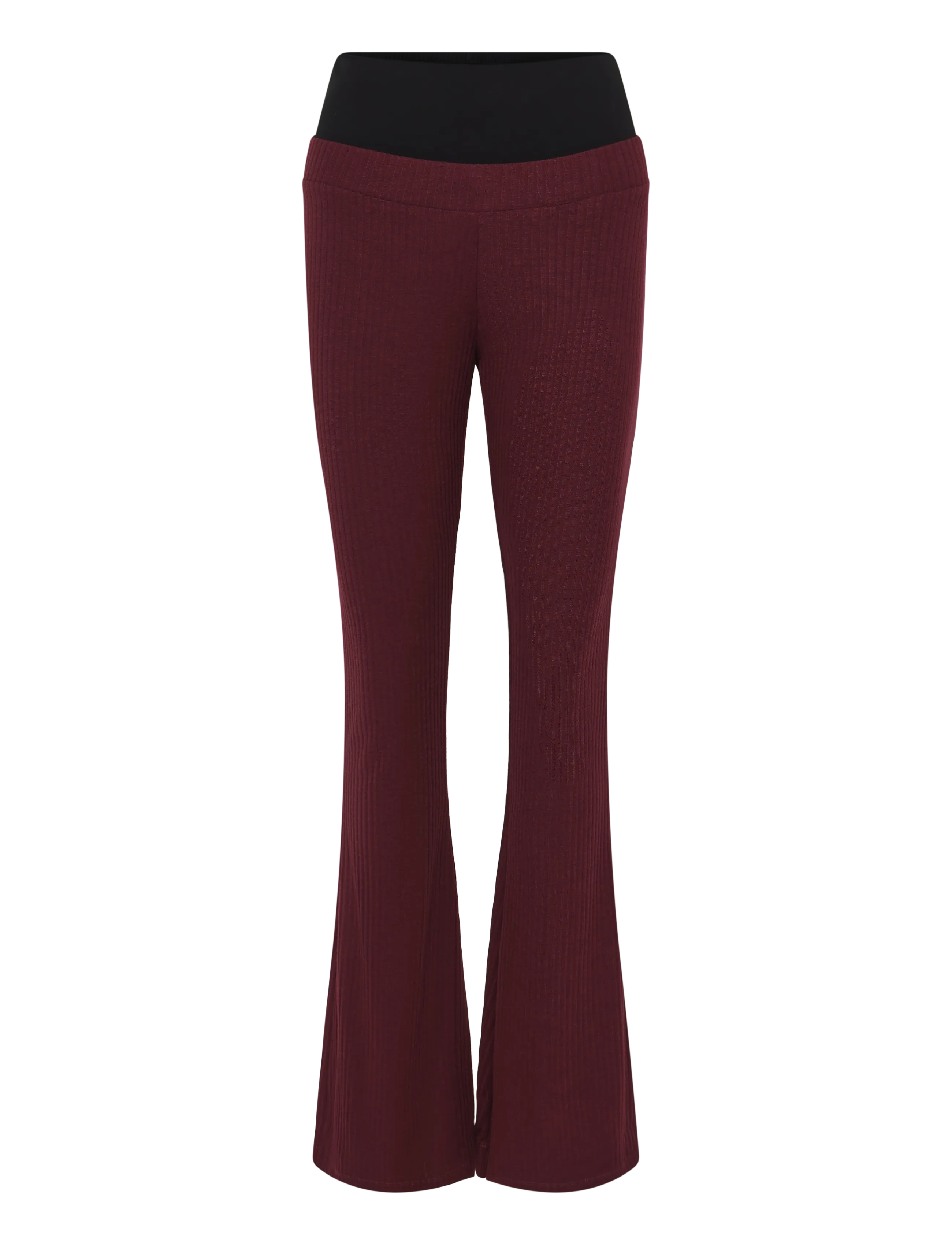 ONLY MATERNITY Olmnella Flared Hose Jrs Noos Burgundy - Sx32 - Damen