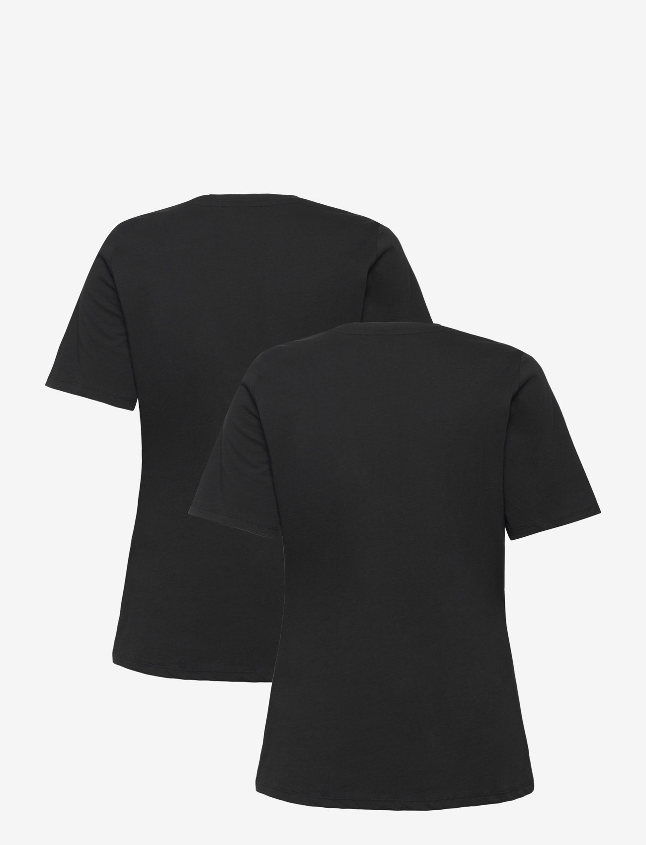 Only Maternity - OLMONLY S/S 2-PACK TOP JRS NOOS - t-särgid - black - 1