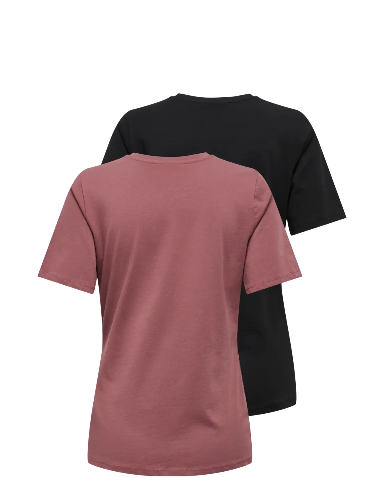 Only Maternity - OLMONLY S/S 2-PACK TOP JRS NOOS - t-shirts - rose brown - 1