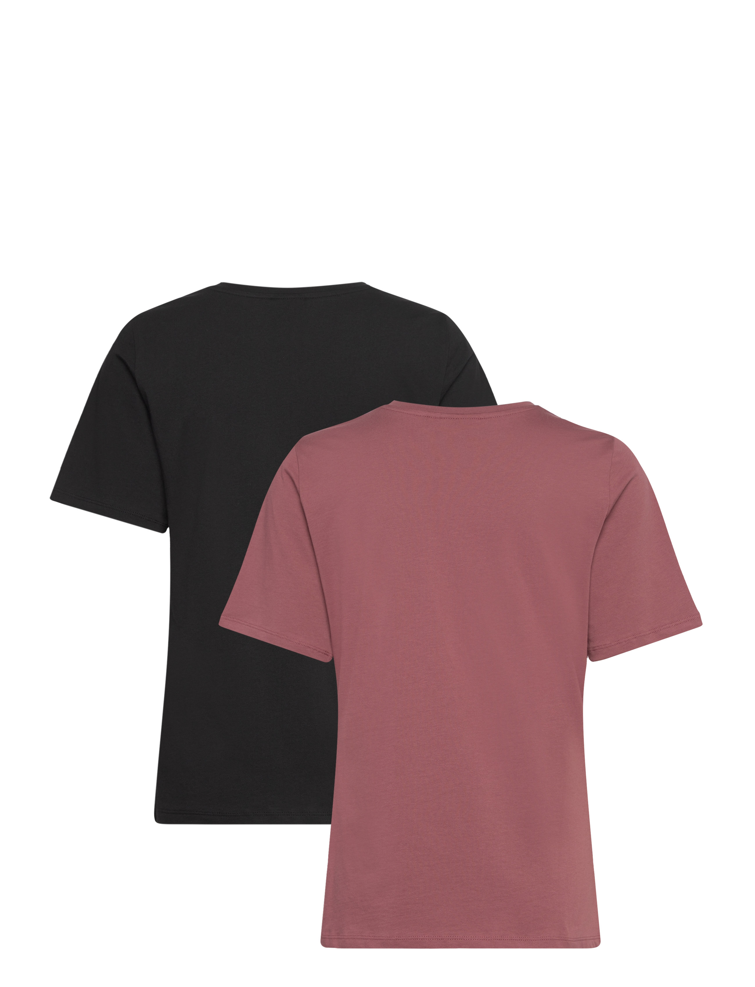 Only Maternity - OLMONLY S/S 2-PACK TOP JRS NOOS - t-shirts - rose brown - 3