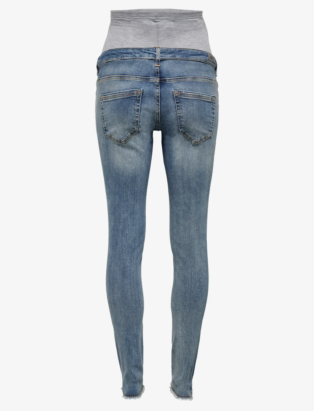 Only Maternity - OLMBLUSH MID SK ANK RW DNM NOOS - bottoms - medium blue denim - 2