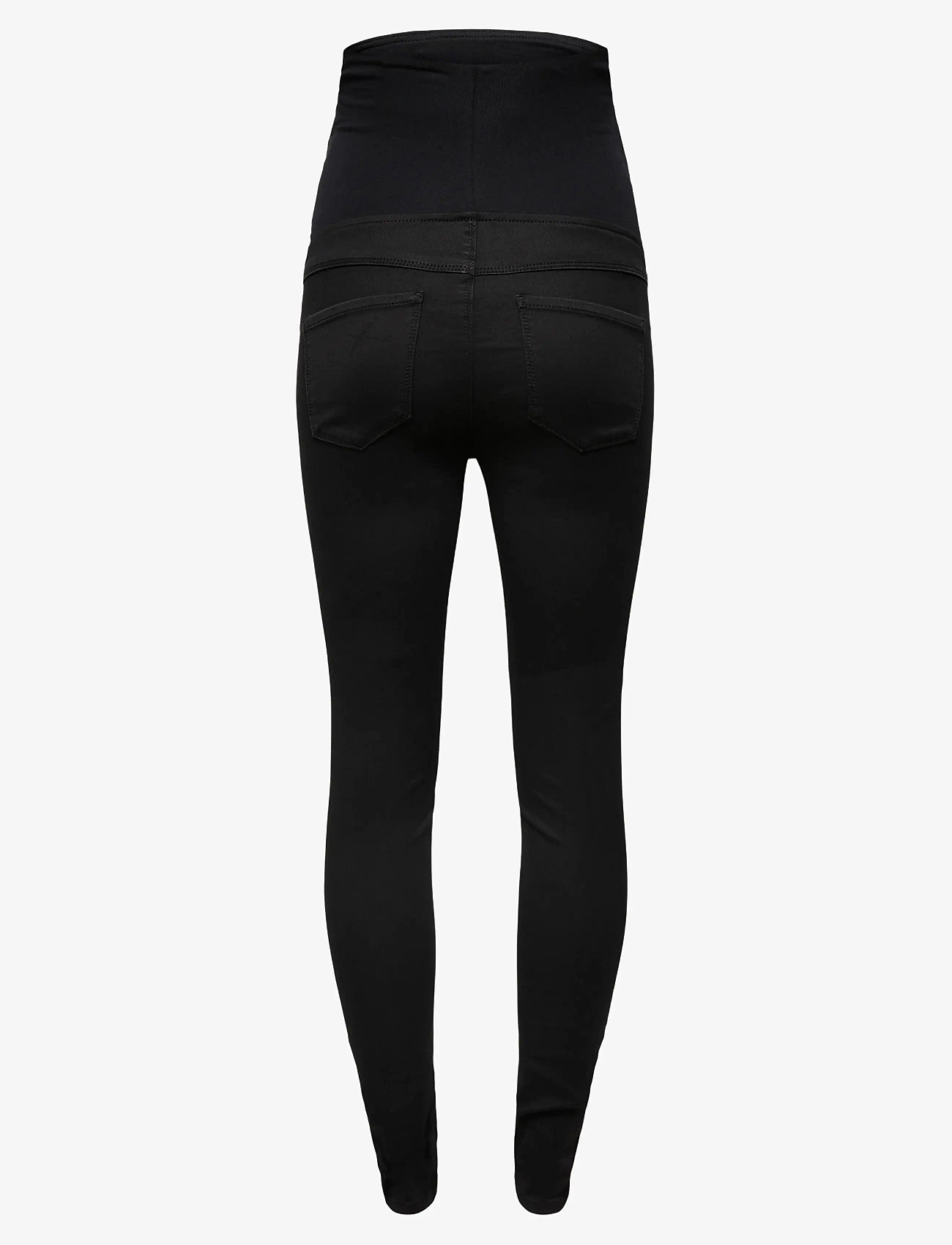 Only Maternity - OLMRAIN REG SK JEGGING BLACK DNM NOOS - püksid - black denim - 2