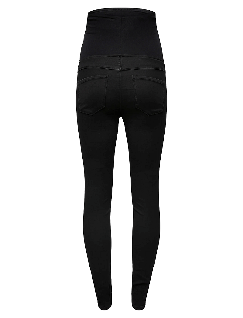 Only Maternity - OLMRAIN REG SK JEGGING BLACK DNM NOOS - püksid - black denim - 2