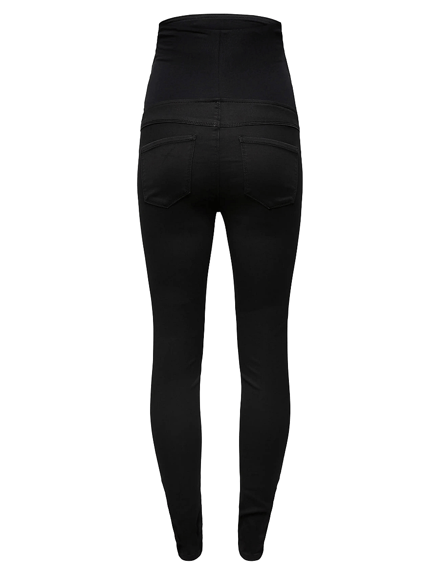 Only Maternity - OLMRAIN REG SK JEGGING BLACK DNM NOOS - underdeler - black denim - 2