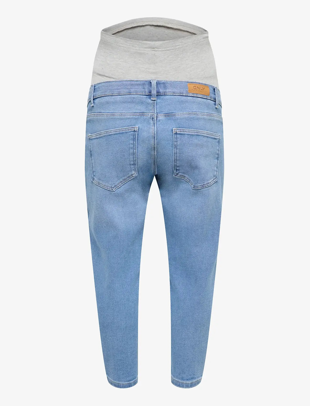 Only Maternity - OLMCATWALK HW MOM AK DES DNM PIM040 NOOS - mom jeans - light blue bleached denim - 2