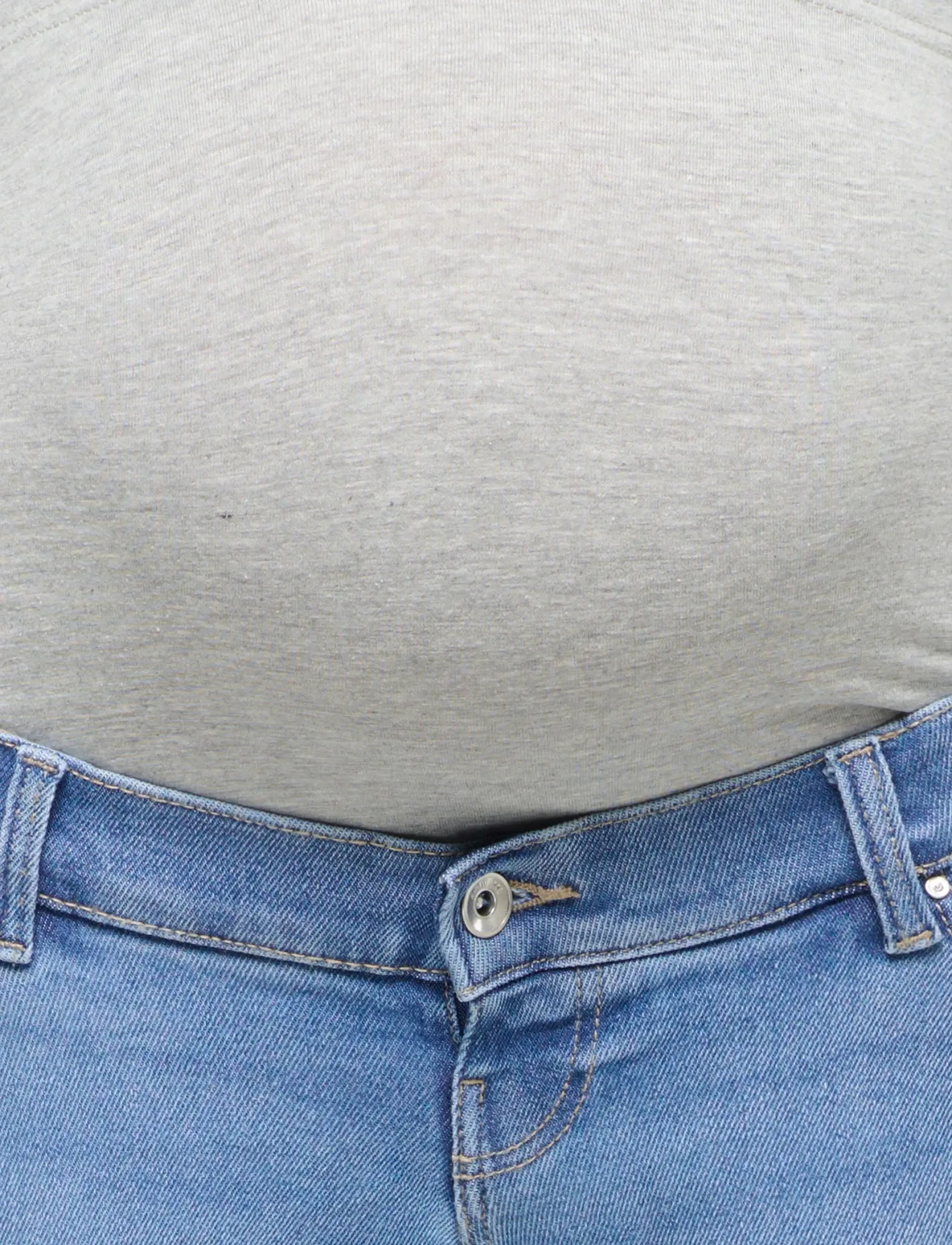 Only Maternity - OLMCATWALK HW MOM AK DES DNM PIM040 NOOS - bas - light blue bleached denim - 5