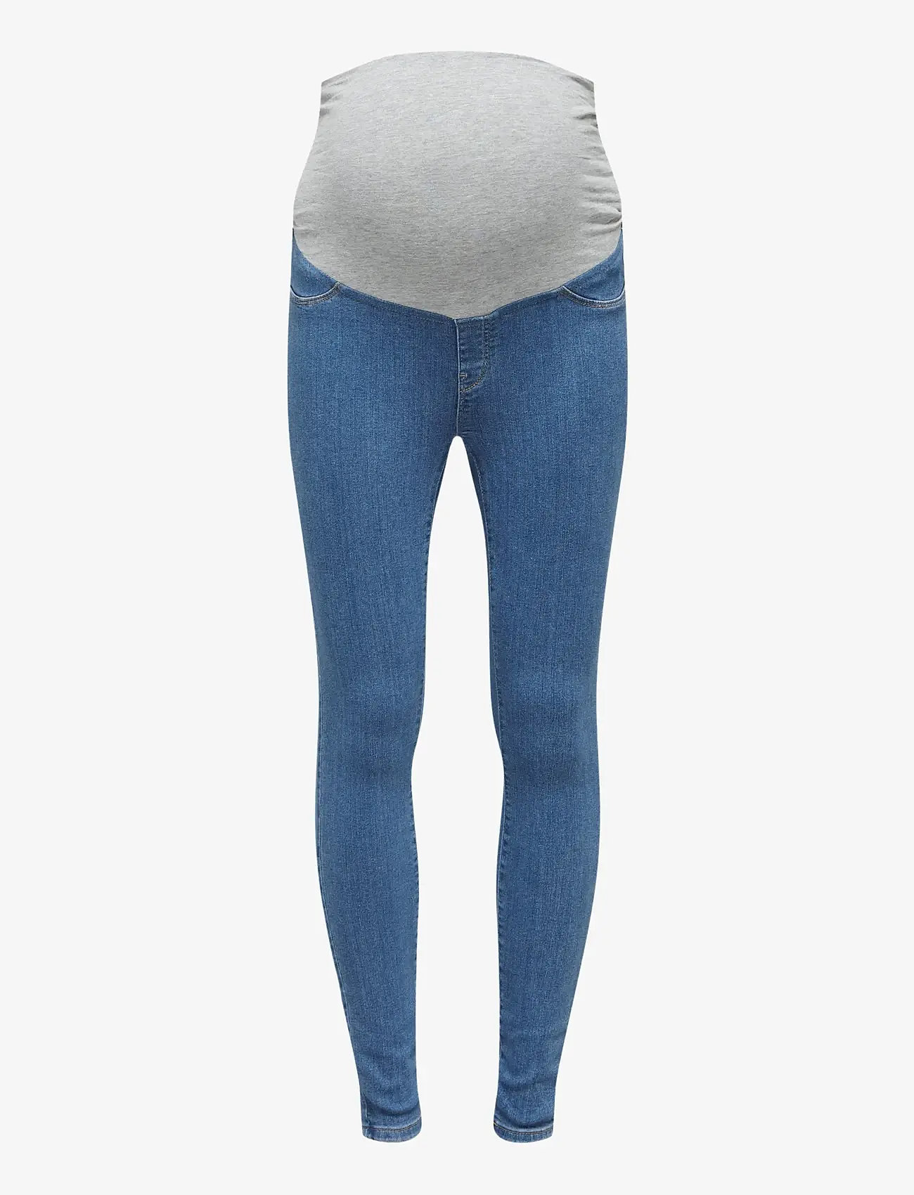Only Maternity - OLMRAIN LIFE REG SK LEGGING MBD DNM NOOS - püksid - medium blue denim - 1