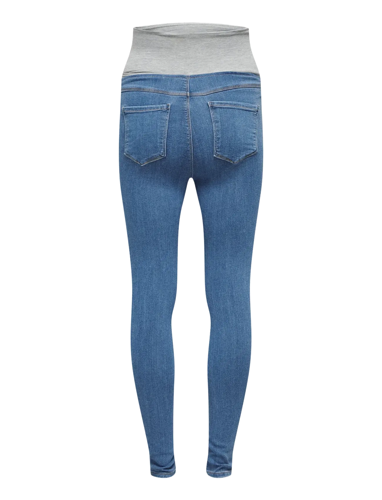 Only Maternity - OLMRAIN LIFE REG SK LEGGING MBD DNM NOOS - broeken - medium blue denim - 2