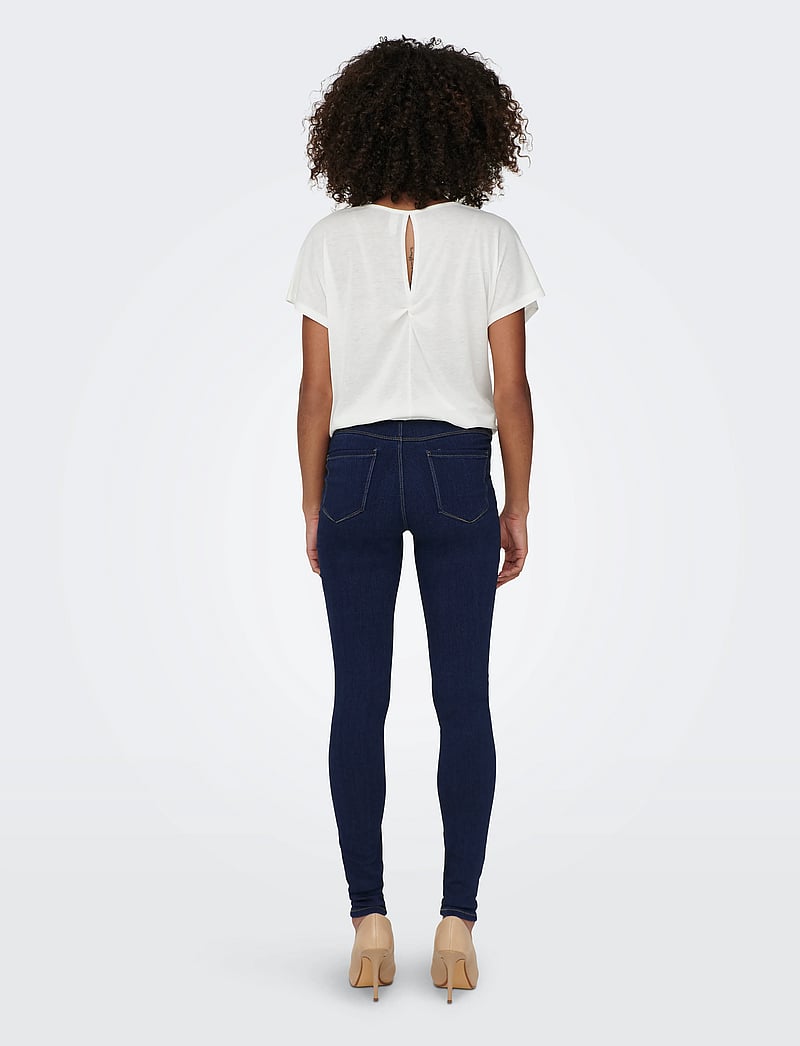 Only Maternity - OLMRAIN LIFE REG SK JEGGING DBD DNM NOOS - liibuvad teksad - dark blue denim - 3
