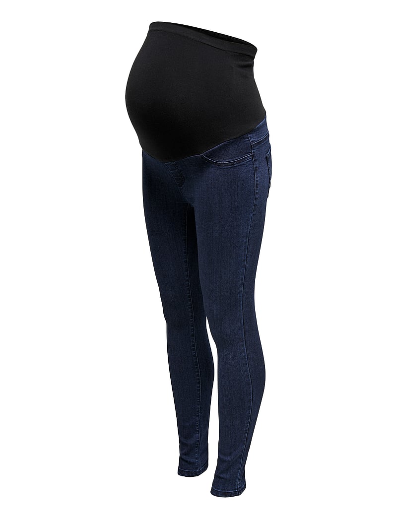 Only Maternity - OLMRAIN LIFE REG SK JEGGING DBD DNM NOOS - liibuvad teksad - dark blue denim - 5