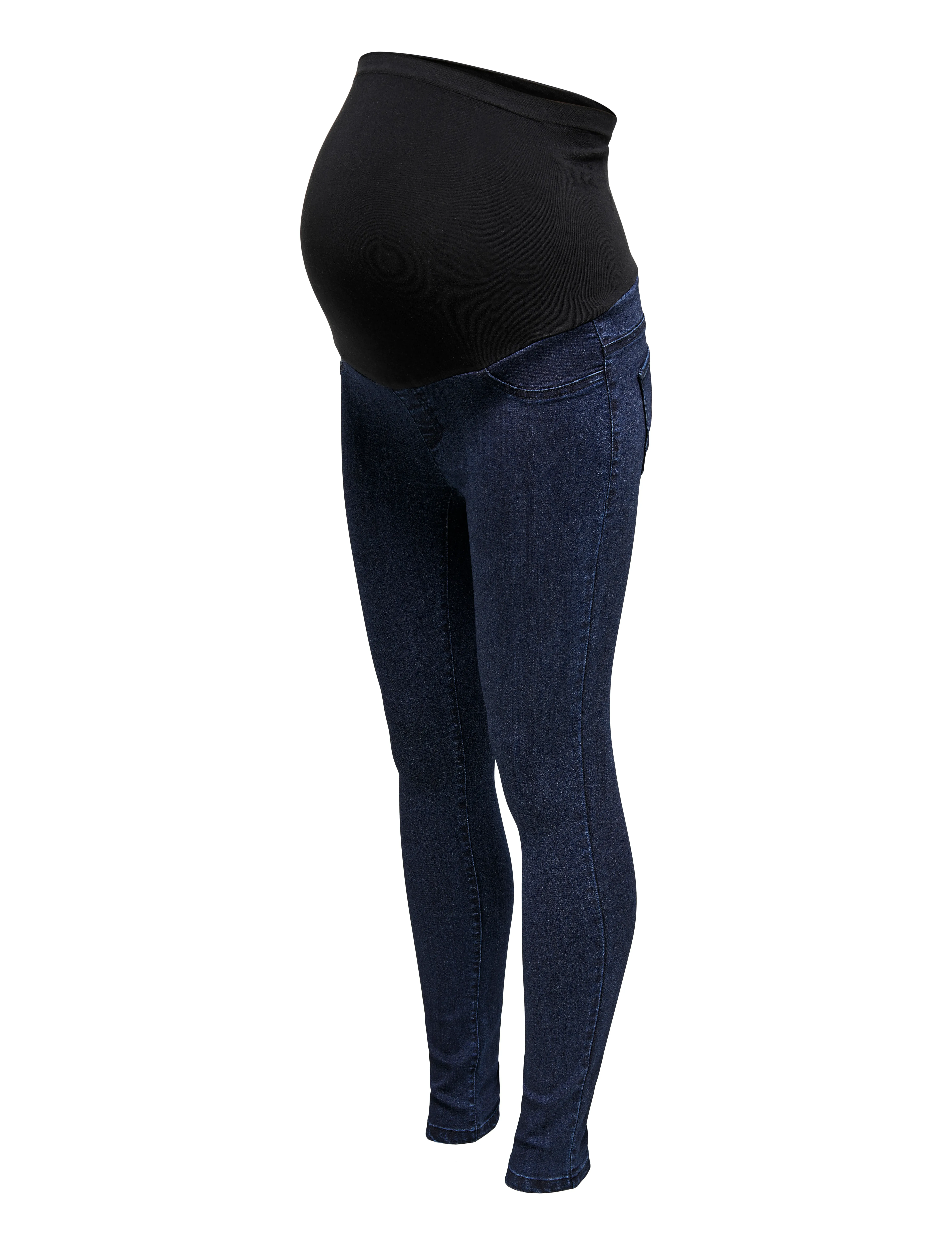 Only Maternity - OLMRAIN LIFE REG SK JEGGING DBD DNM NOOS - skinny jeans - dark blue denim - 5