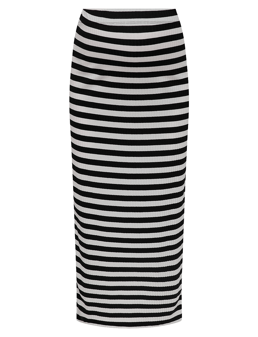 Only Maternity - OLMNELLA MID CALF SLIT SKIRT JRS - maxi skirt - black - 0