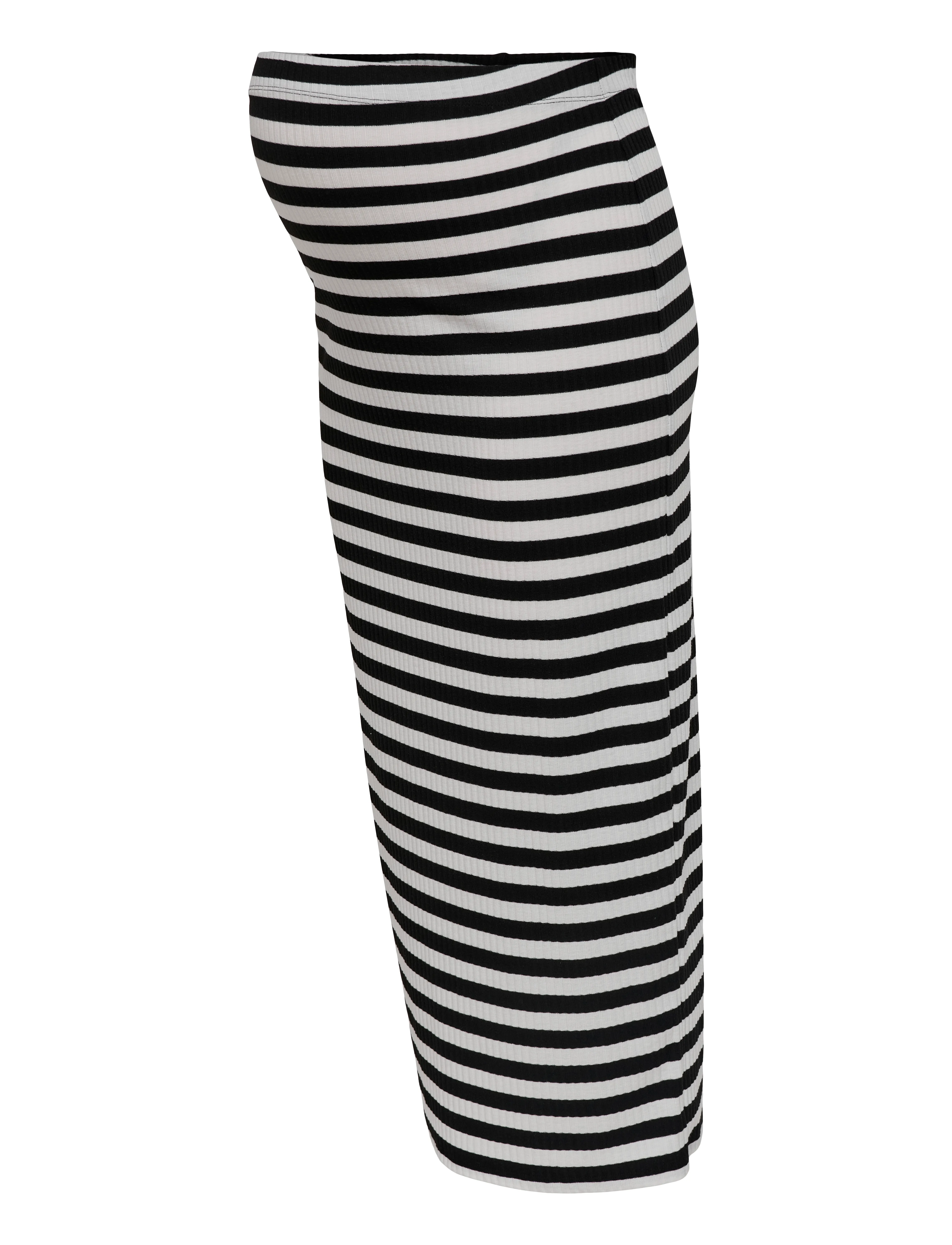 Only Maternity - OLMNELLA MID CALF SLIT SKIRT JRS - maxi skirts - black - 2