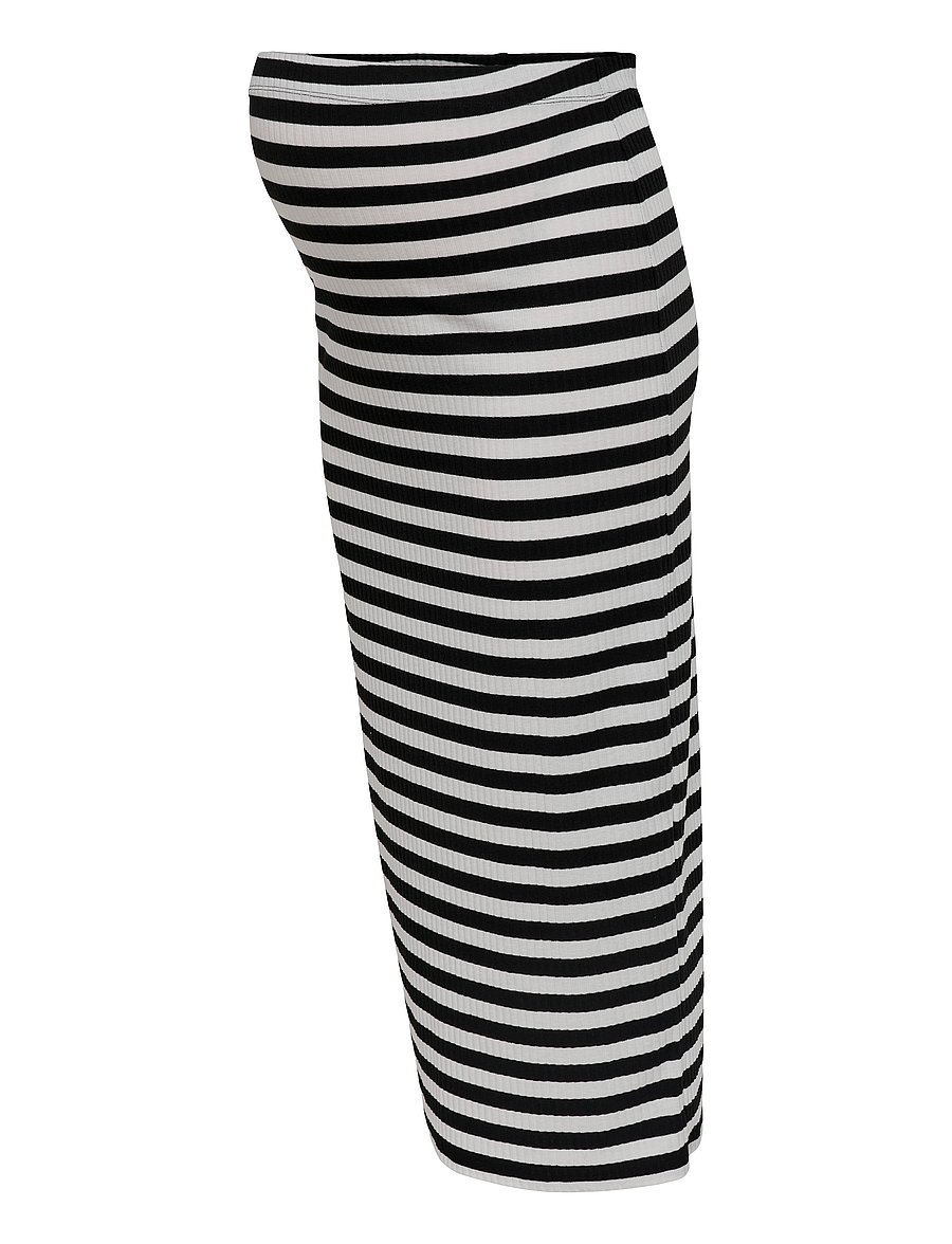 Only Maternity - OLMNELLA MID CALF SLIT SKIRT JRS - maxi skirt - black - 2