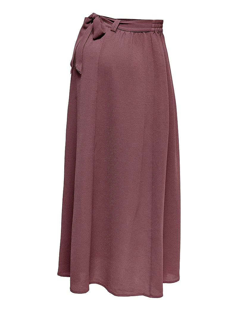 Only Maternity - OLMVIC JASMIN LONG SKIRT WVN NOOS - rose brown - 4