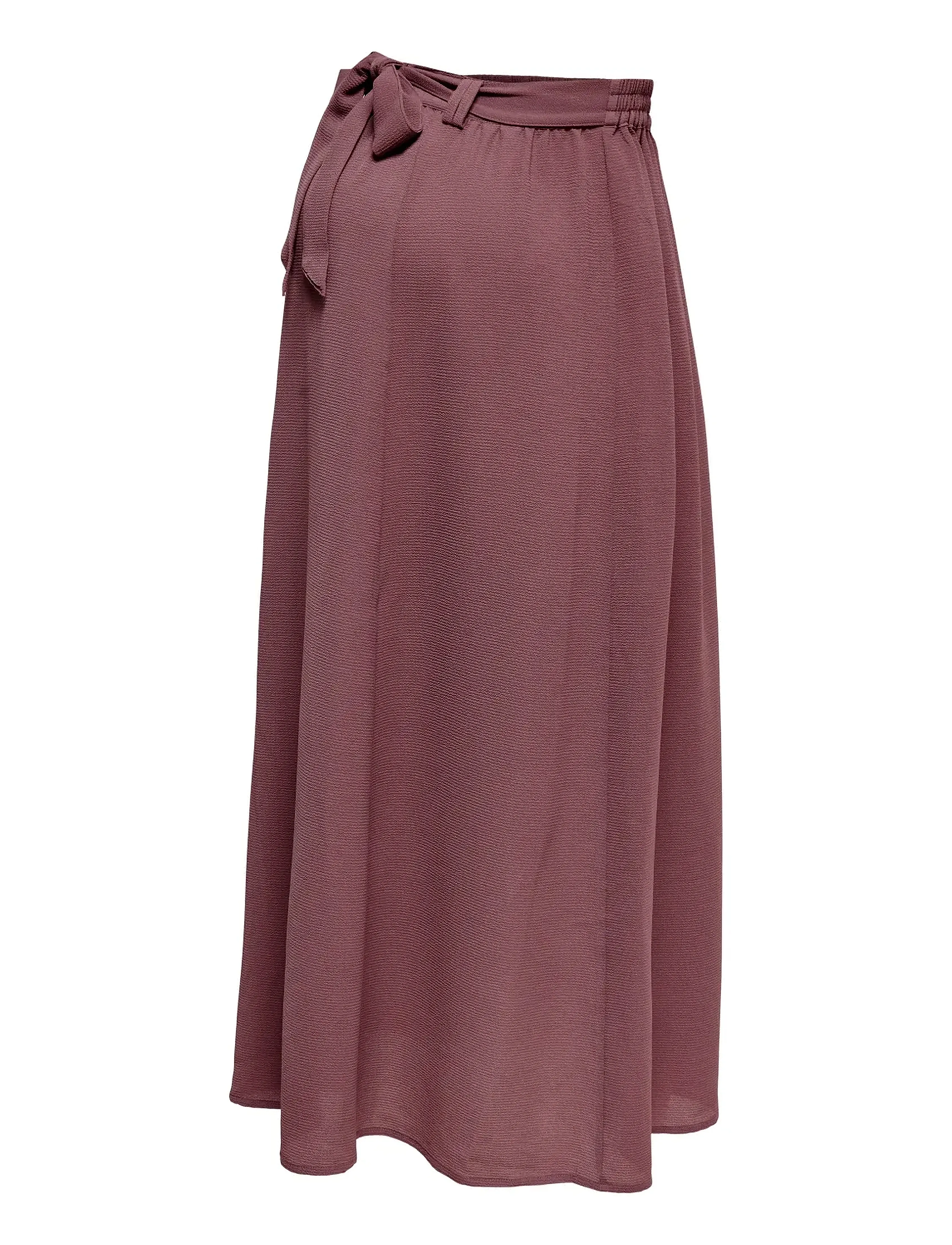 Only Maternity - OLMVIC JASMIN LONG SKIRT WVN NOOS - rose brown - 4