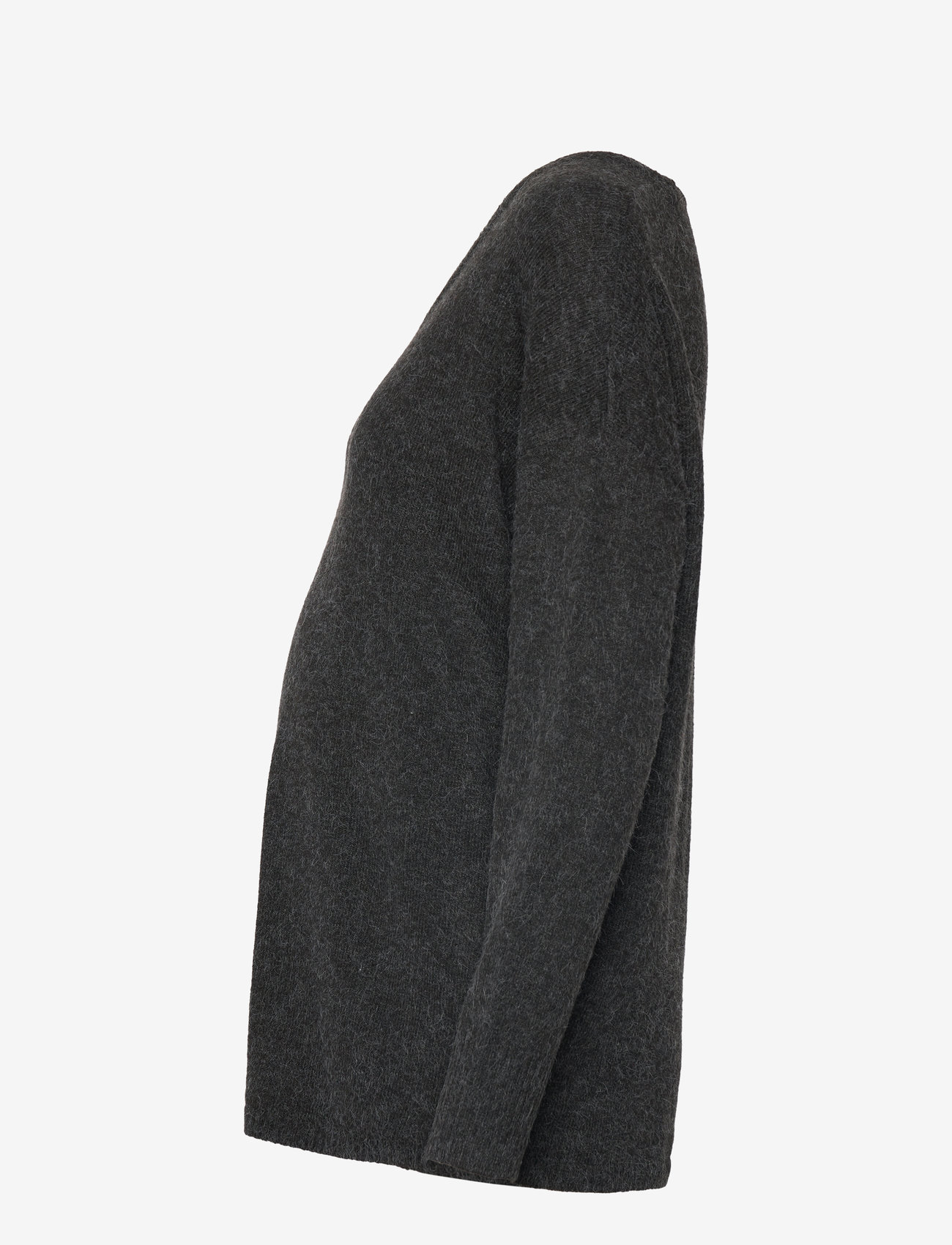 Only Maternity - OLMRICA LIFE L/S V-NECK PULLO KNT - alussärgid - black - 2