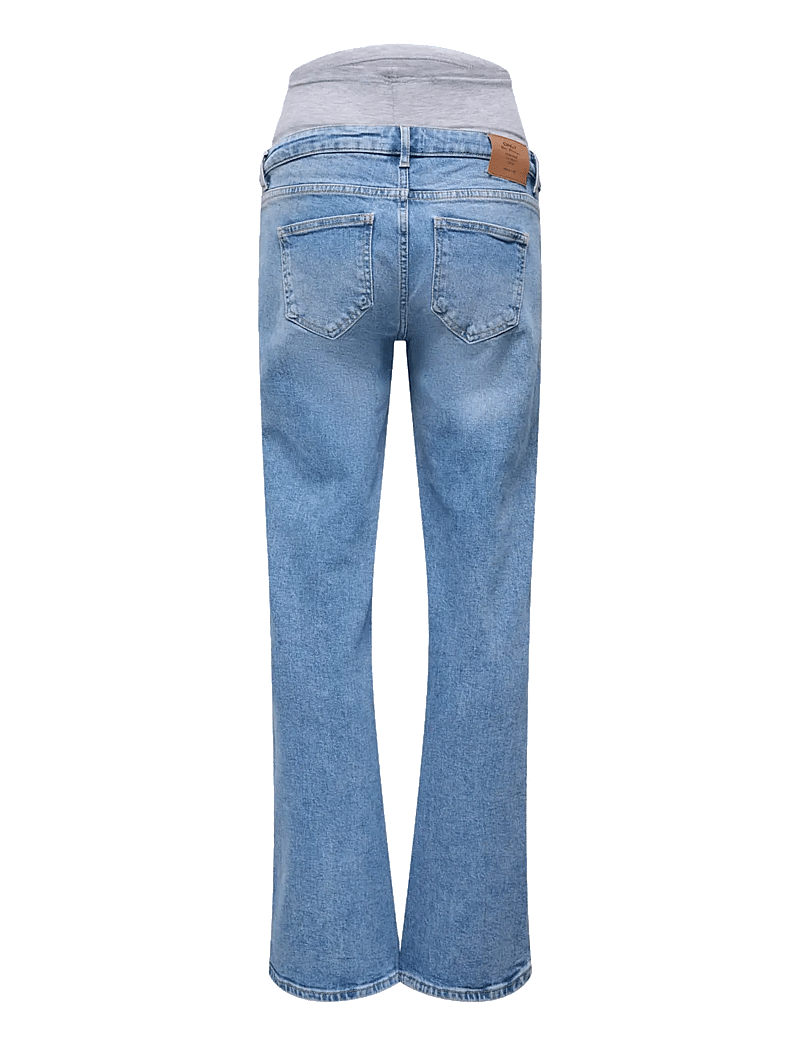 Only Maternity - OLMJUICY HW WIDE LEG REA365 NOOS - raka jeans - medium blue denim - 2