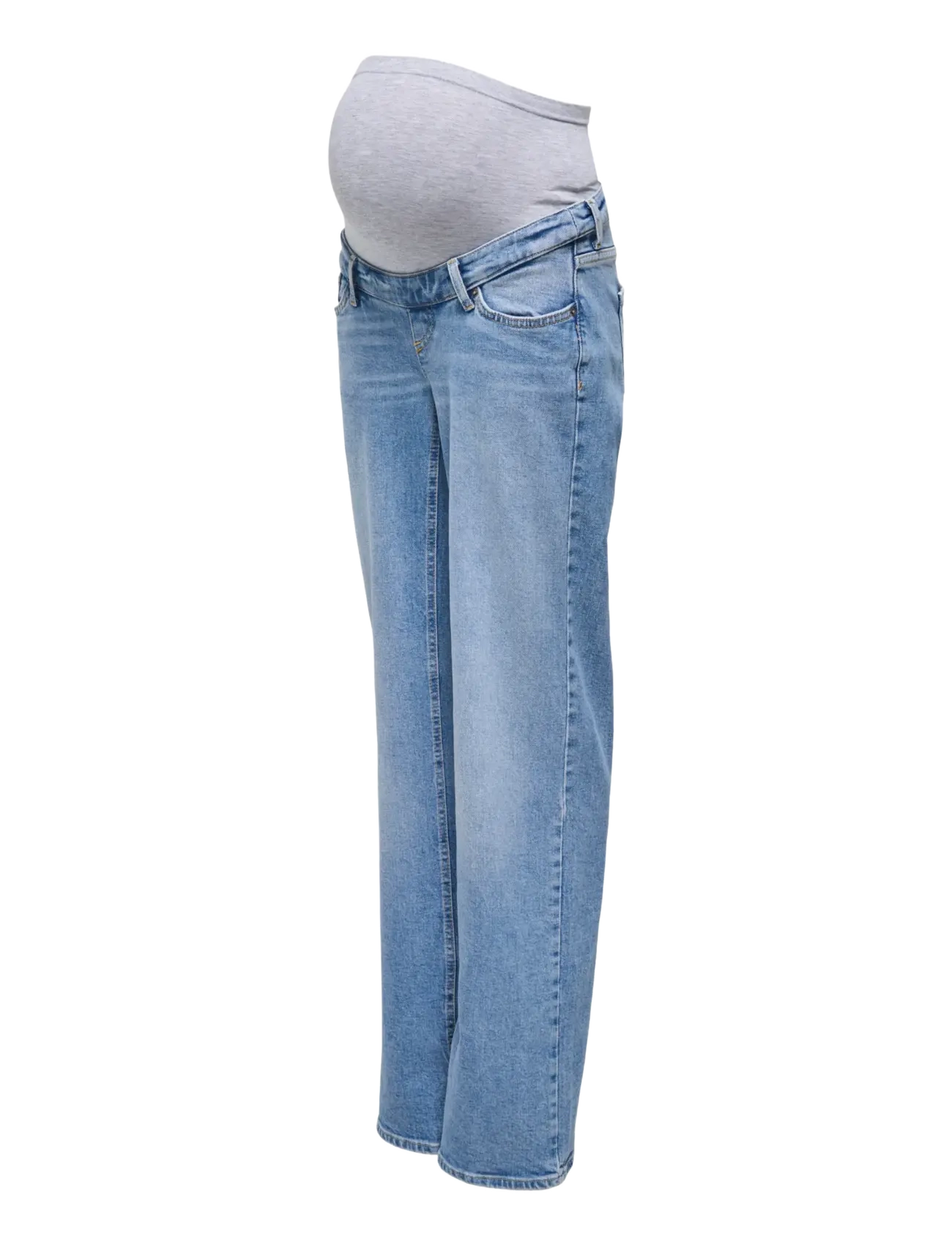 Only Maternity - OLMJUICY HW WIDE LEG REA365 NOOS - medium blue denim - 3