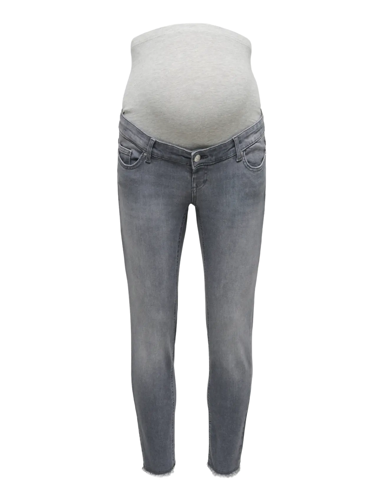 Only Maternity OLMBLUSH MID SK ANK RW DNM REABOX NOOS - Only Maternity - GREY DENIM / grey